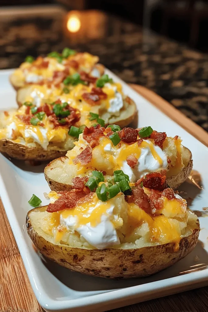 Discover the ultimate comfort food with our Premium Loaded Twice Baked Potatoes recipe! Perfectly creamy and stuffed with cheese, bacon, and your favorite toppings, these potatoes are the ideal side dish or main course for any occasion. Easy to prepare and endlessly customizable, they're sure to impress family and friends. Elevate your dinner experience with this indulgent treat—try it today and satisfy your cravings! Pin now for future cooking fun!