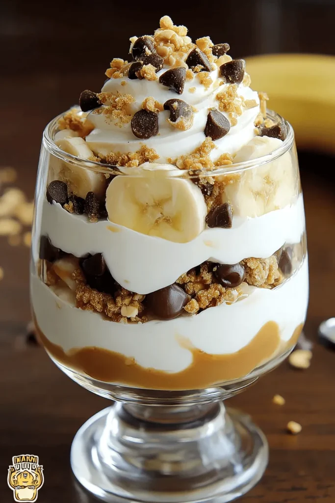 Indulge in the ultimate Peanut Butter Banana Bliss Trifle! This delightful layered dessert features creamy peanut butter, ripe bananas, and fluffy whipped cream, creating a perfect harmony of flavors. Easy to make and ideal for any occasion, this trifle is not just a feast for the eyes but also a treat for your taste buds. Serve it at parties or enjoy it as a sweet weeknight treat. Discover the joy of this simple yet delicious recipe today!