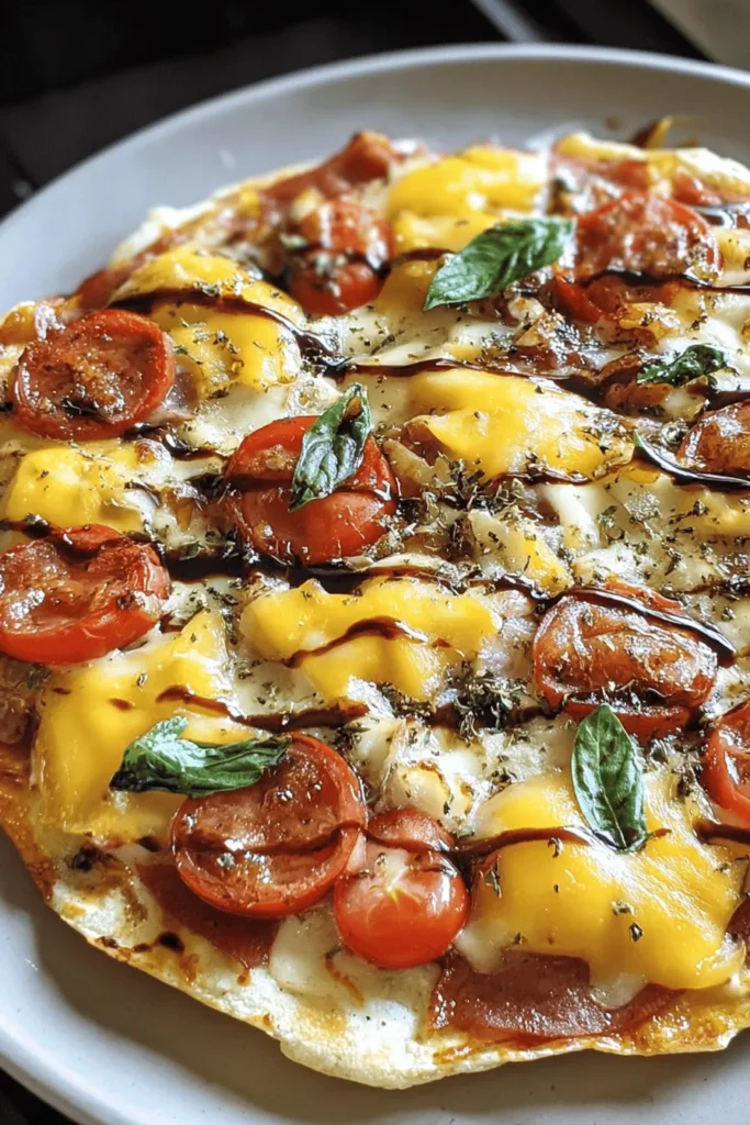 Discover the ultimate Tortilla Pizza Delight, a delicious fusion of flavors that will satisfy your cravings! This easy-to-make recipe combines crispy tortillas with your favorite pizza toppings for a quick meal that's perfect for busy weeknights or fun gatherings. Whether you're a fan of classic pepperoni, fresh veggies, or creative combinations, this tortilla pizza is customizable and scrumptious. Dive into this tasty treat and elevate your pizza game today!