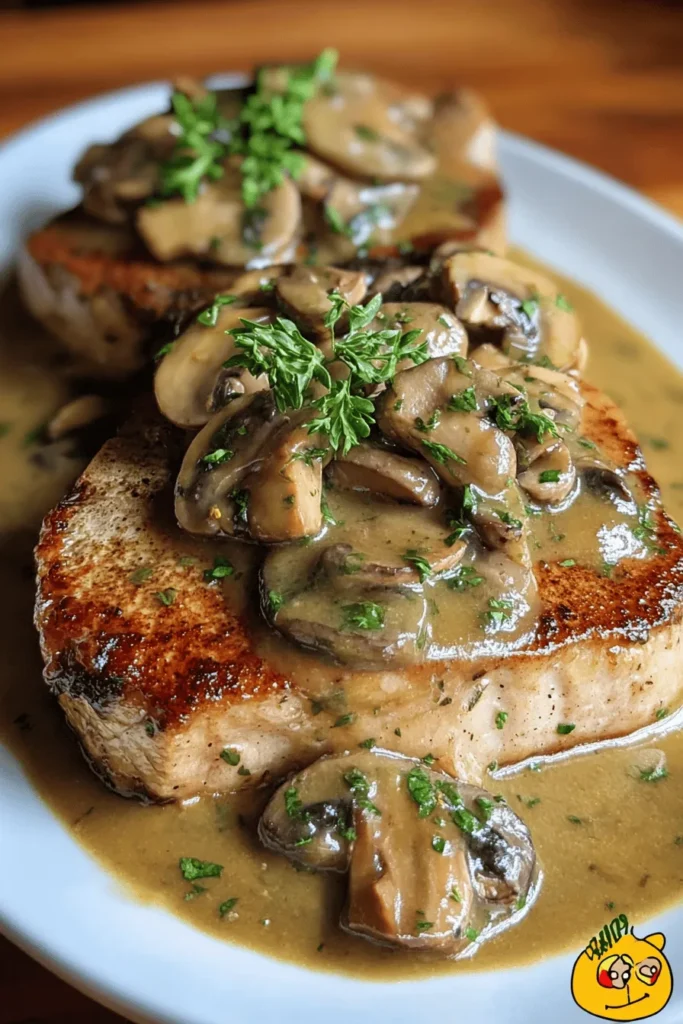Indulge in the mouthwatering flavors of savory pork chops paired with a rich mushroom gravy. This delicious recipe is perfect for a comforting weeknight dinner or a special occasion. Juicy pork chops are seared to perfection and smothered in a creamy mushroom sauce that elevates every bite. Quick to prepare and packed with flavor, this dish is sure to become a family favorite. Discover the secrets to this easy, delicious meal now!