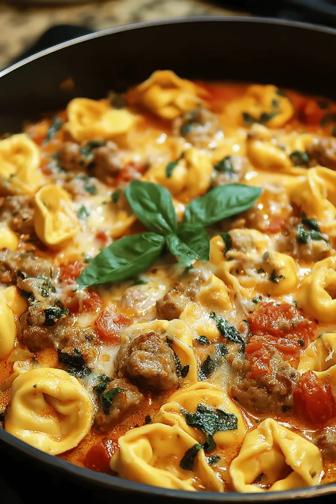 Discover the delicious Sausage Tortellini Delight, a comforting one-pot meal that's perfect for any night of the week! This hearty dish combines savory sausage, tender tortellini, and fresh vegetables in a flavorful sauce that will satisfy your cravings. Quick and easy to prepare, it's ideal for busy families or anyone looking to enjoy a satisfying meal without the fuss. Pin this recipe for a warm, delicious dinner that everyone will love!