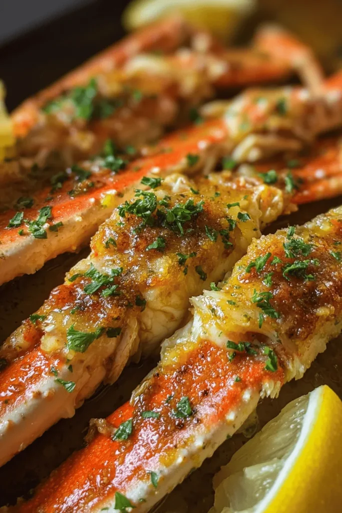 Indulge in the deliciousness of baked crab legs in buttery sauce with this easy-to-follow recipe. Perfectly seasoned and baked to perfection, these succulent crab legs are a crowd-pleaser for any seafood lover. All you need are fresh crab legs, rich butter, and your choice of seasonings for a flavorful feast. Ideal for special occasions or a cozy dinner at home, this dish is sure to impress. Discover the simple steps to create this mouthwatering meal today!