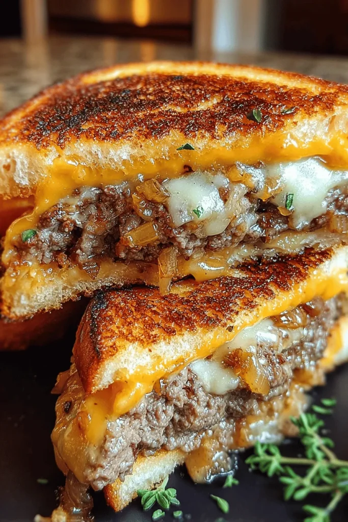 Discover the ultimate patty melt recipe that takes your burger game to the next level! This mouthwatering sandwich features juicy beef patties, melted cheese, and caramelized onions, all grilled to perfection between hearty bread. The secret sauce adds a delicious twist that will leave everyone craving more. Perfect for weeknight dinners or backyard parties, this patty melt is sure to impress. Try it today and elevate your meal experience!