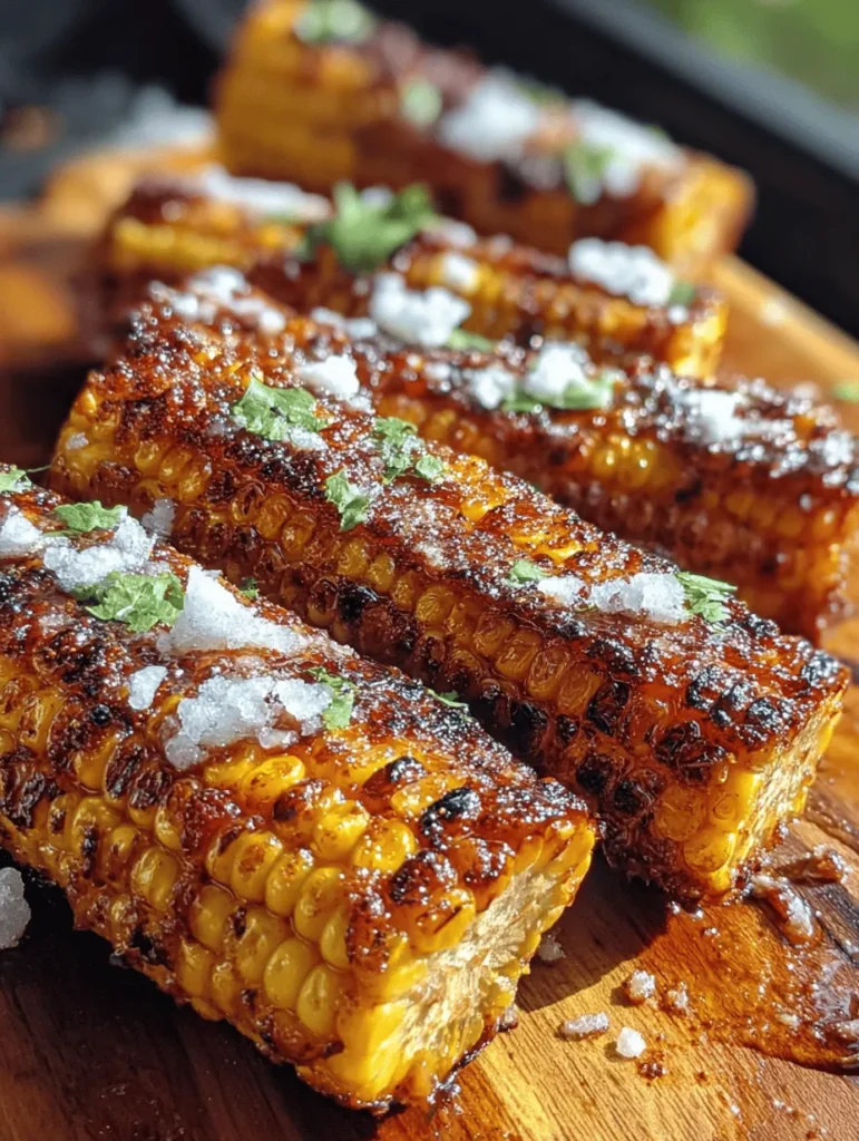 Discover the ultimate Corn Ribs recipe that's sure to impress at your summer BBQs! These delicious, grilled corn ribs are seasoned to perfection and are perfect for sharing with friends and family. Enjoy the smoky, sweet flavors that make this dish a standout side. Easy to make and visually appealing, corn ribs are a fun twist on traditional corn on the cob. Elevate your summer cookouts and delight your guests with this simple yet scrumptious recipe!