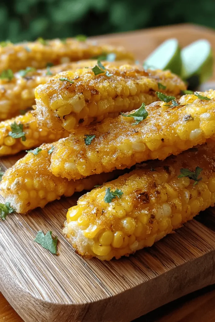 Discover the deliciousness of Fried Corn on the Cob, a perfect summer treat that brings vibrant flavors to your table. This crispy, golden delight is easy to make and sure to impress at your next BBQ or picnic. With each bite, you'll enjoy the sweet, buttery taste of fresh corn, enhanced with your favorite seasonings. Ideal for outdoor gatherings, this recipe is a must-try for corn lovers. Get the full recipe and elevate your summer grilling experience!