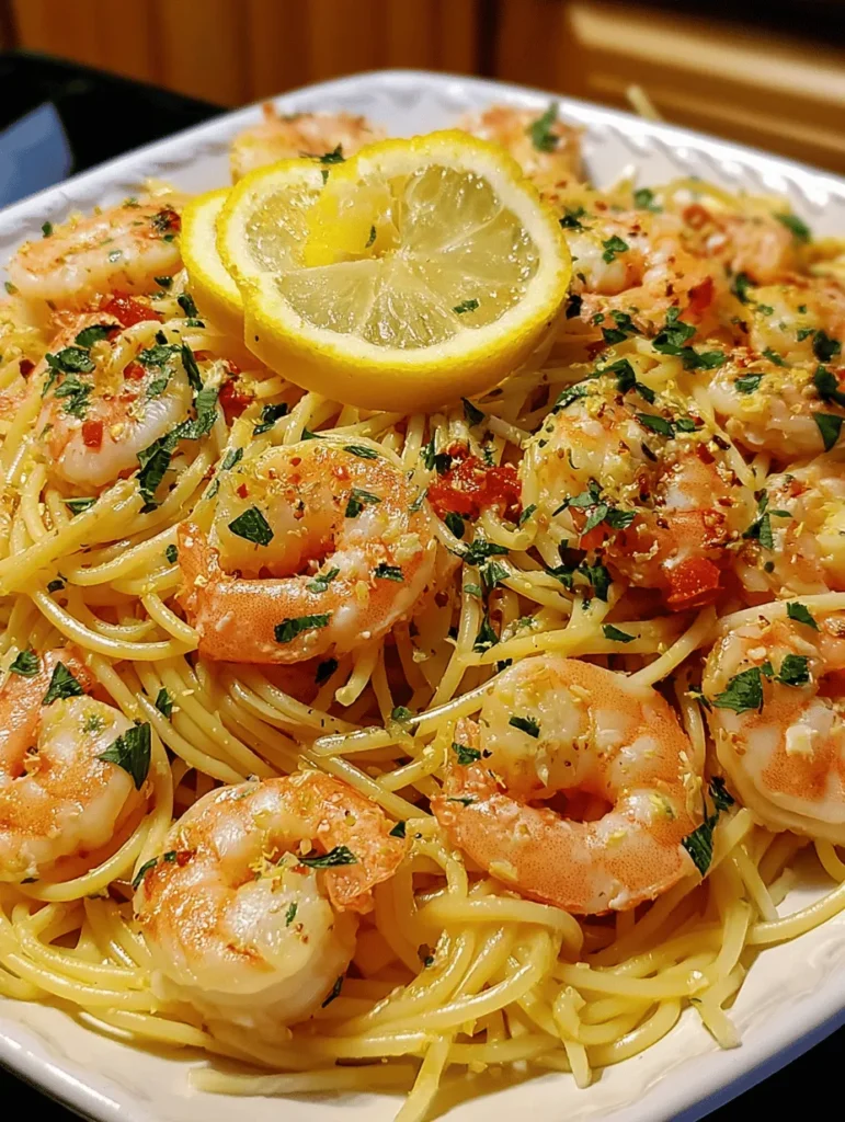 Discover the perfect weeknight dinner with this Lemon Garlic Shrimp Pasta recipe! Bursting with fresh flavors and cooked in just 30 minutes, it's a delightful blend of succulent shrimp, zesty lemon, and aromatic garlic tossed with al dente pasta. Ideal for busy families or romantic evenings, this dish is not only simple to make but also sure to impress. Pin this recipe for a delicious, quick meal that brings the taste of the coast to your table!