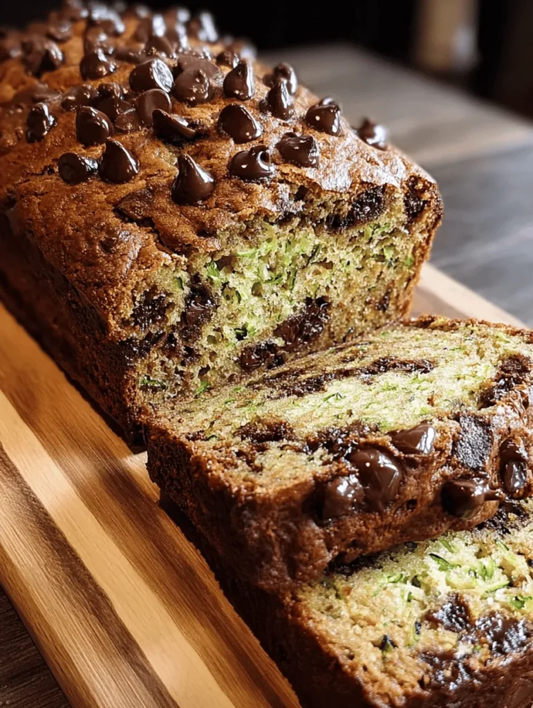 Discover the perfect blend of indulgence and nutrition with our Chocolate Chip Zucchini Bread recipe. This healthy and delicious treat is packed with moisture from fresh zucchini, rich chocolate flavor, and wholesome ingredients. It's an ideal snack for any time of the day or a delightful addition to your breakfast table. Easy to make and sure to please everyone, this recipe proves that healthy can be flavorful. Try it today and enjoy guilt-free goodness!