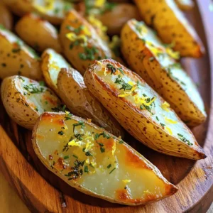 To make Herb Butter Fingerling Potatoes, gather these simple ingredients: - 1.5 lbs fingerling potatoes, halved lengthwise - 1/2 cup unsalted butter, softened - 2 tablespoons fresh parsley, finely chopped - 1 tablespoon fresh thyme leaves, chopped - 1 tablespoon fresh chives, chopped - 2 cloves garlic, minced - Salt and pepper, to taste - Zest of 1 lemon - 1 tablespoon olive oil These ingredients work together to create a tasty dish. The fingerling potatoes have a nice shape and texture. The herb butter adds rich flavor. Fresh herbs like parsley, thyme, and chives brighten the dish. Garlic and lemon zest give it a zing that you will love. Using unsalted butter lets you control the salt. I like to add salt and pepper to taste. Olive oil helps the potatoes crisp up in the oven. When you gather these ingredients, make sure they are fresh. This will make a big difference in taste. You can find fingerling potatoes at most grocery stores. Fresh herbs can be found in the produce section. Once you have everything ready, you will be on your way to making a delicious side dish! - Preheat your oven to 425°F (220°C). - In a medium bowl, mix the softened butter, chopped parsley, thyme, chives, minced garlic, lemon zest, salt, and pepper until well combined. - Place the halved fingerling potatoes in a large bowl and drizzle with olive oil. Toss to coat evenly. - Add the herb butter mixture to the potatoes and gently toss until the potatoes are thoroughly coated with the herb butter. - Arrange the butter-coated fingerling potatoes cut-side down in a single layer on a baking sheet lined with parchment paper. - Roast in the preheated oven for about 25-30 minutes or until the potatoes are golden brown and crispy, turning them halfway through cooking. - Once done, remove from the oven and let them cool for a couple of minutes before serving. - Serve the fingerling potatoes on a platter, garnished with additional fresh herbs and a sprinkle of lemon zest for a vibrant finish. Fresh herbs make all the difference in flavor. I always use parsley, thyme, and chives. Their bright taste adds life to the butter. You can also mix in other herbs to suit your taste. Adjust salt and pepper as needed. Taste your herb butter before adding it to the potatoes. If you want a stronger flavor, add more garlic or herbs. To enhance the butter mixture, try adding lemon zest. This gives a fresh, zesty kick. Oven roasting gives fingerling potatoes a crispy outside. I prefer this method over boiling. Boiling can make them mushy. For roasting, set your oven to 425°F (220°C). This high heat helps them turn golden brown. Make sure to place the potatoes cut-side down. This helps them get that nice, crispy edge. Herb butter fingerling potatoes pair well with many dishes. Serve them with grilled meats or fish for a complete meal. They also taste great alongside a fresh salad. For a fun presentation, place them on a large platter. Garnish with extra herbs and a sprinkle of lemon zest. This adds color and makes the dish pop! {{image_2}} You can switch up the herbs in this recipe. Try using rosemary or basil instead of parsley. Both give a unique taste. If you're dairy-free, use plant-based butter. It works just as well with this recipe. For a fun twist, add cheese like feta or Parmesan. A pinch of smoked paprika can spice things up too. Grilling fingerling potatoes adds a smoky flavor. Just toss them in the herb butter and place them on a grill basket. Cook until tender and charred. If you prefer a quicker method, try an air fryer. Set it to 400°F for about 20 minutes. Shake the basket halfway for even cooking. Want to add more zest? Mix in some lime juice or chili flakes for heat. You can also create sweet and savory mixes. Try adding a drizzle of honey or maple syrup. This makes a great contrast to the herbs! Experimenting will help you find your favorite flavor pairings. Store your leftover herb butter fingerling potatoes in the fridge. Use a proper airtight container. This keeps the potatoes fresh and tasty for about three days. If you have a lot, divide them into smaller portions. That way, it’s easy to grab just what you need. When reheating, use the oven for the best results. Preheat your oven to 350°F (175°C). Place the potatoes on a baking sheet. Heat them for about 10-15 minutes. This method keeps their texture and flavor. You can also use a microwave if you’re short on time. Just be sure to cover them. This helps avoid dryness. Yes, you can freeze herb butter potatoes! To freeze, let them cool completely. Then, place them in a freezer-safe bag. Squeeze out as much air as you can before sealing. When ready to eat, thaw them overnight in the fridge. Reheat them in the oven for the best taste and texture. Enjoy your delicious potatoes later! Fingerling potatoes usually take about 25 to 30 minutes to cook in the oven at 425°F. This time allows them to become golden brown and crispy. I recommend checking them halfway through and turning them for even cooking. Yes, you can use other types of potatoes. Yukon Gold or baby potatoes work well. Just keep in mind that cooking times may change. If you choose larger potatoes, they might need a bit more time in the oven. You can tell the potatoes are done when they are golden brown and crispy on the outside. A fork or knife should slide easily through the potato. If it feels soft and tender inside, they are ready to eat. Absolutely! You can prepare the herb butter a day or two in advance. Just store it in an airtight container in the fridge. This way, you can save time when you're ready to cook the potatoes. Herb butter fingerling potatoes pair nicely with many dishes. They go well with grilled meats, roasted chicken, or fish. You can also serve them alongside fresh salads or steamed vegetables for a complete meal. In this article, we covered how to make delicious herb butter fingerling potatoes. We explored the key ingredients, outlined preparation and cooking steps, and shared tips for the best flavor. You learned about storage and reheating methods, plus variations to try. Using fresh herbs and the right cooking techniques can elevate this dish. Experiment with flavors that excite you. Whether you roast, grill, or air fry, these potatoes can be a tasty side for any meal. Enjoy your cooking journey!