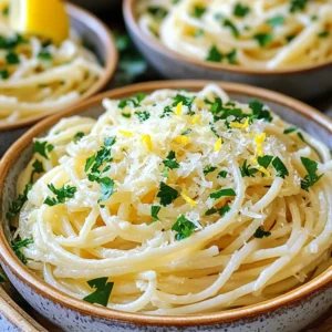 To make Minute Garlic Parmesan Pasta Skillet, you need a few key ingredients. Here’s a simple list: - Main ingredients: - 8 oz spaghetti or your favorite pasta - 4 cloves garlic, minced - ¼ cup unsalted butter - Sauce components: - 1 cup heavy cream - 1 cup grated Parmesan cheese - Optional ingredients: - ½ teaspoon crushed red pepper flakes (for heat) - Zest of 1 lemon (for brightness) Using fresh garlic enhances the flavor. The butter adds richness, while heavy cream and Parmesan create a creamy sauce. If you like some spice, add red pepper flakes. The lemon zest gives a fresh touch that balances the dish. Gathering these ingredients ensures a quick and tasty meal. I love how easy it is to whip this up. This dish is perfect for busy days or a cozy night in. Enjoy the process of cooking and savor the flavors! First, fill a large pot with salted water. Bring it to a boil. Salt helps to flavor the pasta well. Add 8 oz of spaghetti or your favorite pasta. Cook it according to the package instructions until it is al dente. This usually takes about 8 to 10 minutes. When the pasta is done, save 1 cup of pasta water before draining. This water helps adjust the sauce later. Next, use the same pot to sauté the garlic. Melt ¼ cup of unsalted butter over medium heat. Add 4 cloves of minced garlic and optional ½ teaspoon of crushed red pepper flakes. Cook for about 1 to 2 minutes. You want the garlic to smell great, but be careful not to burn it. Burnt garlic can ruin the dish. Now for the sauce! Pour in 1 cup of heavy cream and bring it to a gentle simmer. Stir in 1 cup of grated Parmesan cheese. Mix well until the cheese melts. This will take about 2 to 3 minutes. The sauce should thicken slightly. A smooth sauce is key for a great pasta dish. Time to combine! Add the drained pasta back to the pot. Toss it well with the creamy garlic Parmesan sauce. If the sauce seems too thick, add some of the reserved pasta water. Do this a little at a time until you reach your desired sauce thickness. This step makes a big difference in how the dish turns out. Finally, season the pasta with salt and black pepper to taste. Add the zest of 1 lemon for a fresh kick. Lemon zest brightens up the flavors and makes the dish more exciting. Finish by removing the pot from heat. Garnish with fresh parsley before serving. Enjoy your meal! - Use a large pot for boiling pasta. It helps cook evenly. - A pasta pot with a built-in strainer saves time when draining. - Chop garlic and parsley ahead of time. This makes cooking faster. - Measure out all ingredients before starting. This keeps things organized. - Serve pasta in shallow bowls for a nice look. - Top with extra Parmesan and parsley. This adds color and flavor. - Add a lemon wedge on the side. It brightens the dish. - Pair with a simple green salad. A fresh salad balances the meal. - Try adding fresh basil or oregano for more taste. - Consider using thyme for a warm flavor twist. - A splash of white wine can elevate the sauce. - Pair with a crisp white wine like Sauvignon Blanc. It complements garlic well. {{image_2}} You can easily add protein to your Minute Garlic Parmesan Pasta Skillet. Here’s how: - Chicken: Cook diced chicken in the skillet before adding garlic. Cook for about 6-8 minutes until no longer pink. Then add garlic and follow the recipe. - Shrimp: Sauté shrimp for 3-4 minutes. Make sure they turn pink. Then add garlic and continue with the recipe. - Tofu: Use firm tofu. Cube it and sauté for 5-7 minutes until golden. Add garlic next and proceed with the recipe. Cooking times for proteins can vary. Always check that chicken is cooked through. It should reach an internal temperature of 165°F. Shrimp should be opaque, and tofu should be crispy on the outside. If you want a vegetarian dish, try these substitutes: - Pasta: Use any pasta shape you like. Whole wheat or gluten-free options work well too. - Cream: Swap heavy cream with coconut cream for a vegan touch. Or use cashew cream for a lighter feel. - Cheese: Nutritional yeast can replace Parmesan. It gives a cheesy flavor without dairy. These changes keep the dish tasty while meeting your dietary needs. Feel free to swap out ingredients for variety: - Pasta Types: Try penne, fusilli, or even zoodles (zucchini noodles) for a fun twist. - Seasonal Vegetables: Add veggies like spinach, cherry tomatoes, or bell peppers. Cook them with the garlic for extra flavor. These swaps keep the meal fresh and exciting, perfect for any season! To store leftover garlic parmesan pasta, place it in an airtight container. This keeps it fresh and tasty. You should refrigerate it within two hours of cooking. The pasta stays good for up to three days. When reheating, use a skillet over low heat. Add a splash of reserved pasta water or cream. This keeps the sauce creamy and prevents it from drying out. Stir gently until heated through. If you want to freeze the dish, let it cool first. Then, transfer it to freezer-safe containers. Leave some space at the top, as the pasta will expand. Label each container with the date. It can last up to three months in the freezer. To thaw, move it to the fridge overnight. For quick thawing, place it in cold water. When ready to eat, reheat in a skillet over medium heat. Add a bit of reserved pasta water to help it regain its creamy texture. Stir often until hot. This dish is quick to make. It takes about 20 minutes total. You spend 5 minutes prepping ingredients. Cooking the pasta takes around 10 minutes. Sautéing the garlic and making the sauce adds another 5 minutes. Yes, you can swap the cheese! Try using mozzarella for a stretchier texture. Feta adds a tangy kick. You could also use Pecorino Romano for a sharper flavor. Each cheese gives a unique twist to the dish! This pasta pairs well with many sides. A crisp garden salad complements it nicely. Garlic bread adds a tasty touch. Roasted vegetables can add color and flavor too. You could even serve it with grilled chicken for protein. Absolutely! You can make this dish in advance. Store it in airtight containers in the fridge. It stays fresh for up to 3 days. Just reheat it on the stove or in the microwave. To keep it creamy, add a splash of water or cream when reheating. This post covered the key ingredients and steps for making delicious garlic Parmesan pasta. You learned how to cook pasta, sauté garlic, and create a smooth sauce. We also discussed ways to customize the dish with proteins, veggies, and herbs. Remember, cooking is about experimenting and having fun. Use these tips to create your version. Enjoy the dish and share it with friends!