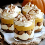 To make Pumpkin Spice Latte Tiramisu Cups, gather these tasty items: - ½ cup pumpkin puree - ¼ cup sugar - 1 teaspoon pumpkin pie spice - 1 teaspoon vanilla extract - 1 cup mascarpone cheese - 1 cup heavy whipping cream - 12 ladyfinger cookies - 1 cup strong brewed coffee, cooled - Cocoa powder for dusting - Whipped cream for topping (optional) - Additional pumpkin pie spice for garnish These ingredients create a rich and creamy dessert. The pumpkin puree adds warmth, while the pumpkin pie spice gives that cozy flavor. The mascarpone cheese and whipped cream help make it creamy and light. The ladyfingers soak up the coffee, adding a delightful texture. You can adjust the sugar based on your taste. Enjoy making this fun dessert! First, take a mixing bowl. Add the pumpkin puree, sugar, pumpkin pie spice, and vanilla extract. Use a whisk or spatula to mix until smooth and well combined. You want a creamy texture that is easy to spread. This pumpkin mixture adds a rich flavor to the tiramisu cups. Next, grab another bowl. Pour in the heavy whipping cream. Use an electric mixer to whip it until soft peaks form. This means the cream should hold its shape but still be smooth. Gently fold in the mascarpone cheese. Make sure it blends well with the whipped cream. This mixture will create a light and fluffy layer in your dessert. Now, prepare your coffee in a shallow dish. If you want it sweeter, mix in a tablespoon of sugar. Dip each ladyfinger into the coffee quickly. Ensure they soak but do not get too soggy. In your serving cups, start layering. Place a layer of soaked ladyfingers at the bottom. Then add a layer of the pumpkin mixture, followed by a layer of the mascarpone cream. Repeat these layers until the cups are full, finishing with a mascarpone layer on top. It's time to chill your dessert! Place the tiramisu cups in the refrigerator. Let them chill for at least four hours, or overnight if you can wait. Chilling helps the flavors meld together. This makes each bite taste even better. To create the best texture, you must blend the whipped cream and mascarpone well. First, whip heavy cream to soft peaks. This means it should hold its shape but still be soft. Then, gently fold in the mascarpone cheese. Use a spatula and take your time. This helps keep the cream light and fluffy. To avoid soggy ladyfingers, dip them quickly in the coffee. Soak them for just a second. If they sit too long, they get too wet. A quick dip ensures a soft bite without losing structure. You can enhance the flavor of your tiramisu cups with flavored syrups or extracts. Consider adding a splash of hazelnut syrup or almond extract for a twist. This adds a unique taste that complements the pumpkin well. Adjusting sweetness is also key. If you prefer a sweeter dessert, add a little more sugar. Taste the pumpkin mixture before layering. This way, you can ensure it meets your taste buds. For a stunning presentation, layer the tiramisu in clear cups. This lets the beautiful layers shine through. You can also sprinkle cocoa powder on top for a rich finish. Add dollops of whipped cream and a pinch of pumpkin pie spice for extra flair. Pair these cups with a warm drink. A classic coffee or spiced chai works great. The warm flavors of the drink will enhance the dessert's taste. You can also serve it with a scoop of vanilla ice cream for a delightful treat. {{image_2}} You can change the toppings based on the season. For fall, try adding candied pecans or caramel drizzle. In winter, consider a sprinkle of crushed peppermint or a dusting of cocoa. For spring, fresh berries and a dollop of yogurt can brighten your cups. Toppings can make each bite special. You can swap pumpkin pie spice for chai spice in the summer. This gives a warm, cozy taste without the pumpkin. If you need gluten-free options, look for gluten-free ladyfingers. These are widely available and taste great. You can also make your own with almond flour and eggs. For vegan versions, use coconut cream instead of mascarpone. Almond milk or oat milk can work well for the coffee. There are also vegan ladyfinger recipes online. These swaps keep your dessert tasty and friendly for all diets. Get creative with add-ins for your tiramisu cups. Try adding chocolate chips or nuts like walnuts or hazelnuts. This adds crunch and flavor. You can also mix in a splash of coffee liqueur for an adult twist. Other fun flavor combos include maple syrup or hazelnut extract. These additions can change the taste and make your dessert unique. Don’t be afraid to experiment! To store your Pumpkin Spice Latte Tiramisu Cups, use airtight containers. Glass or plastic containers work well. Make sure to layer the cups carefully. This keeps the layers intact and prevents them from mixing. If you stack the cups, place parchment paper between them. This keeps everything neat and tidy. Your tiramisu cups will stay fresh in the fridge for about three days. Look for changes in texture or smell to know if they are spoiled. If you see any liquid pooling or the layers separating, it’s time to toss them. Staying alert to these signs keeps your dessert safe and tasty. Yes, you can freeze Tiramisu Cups! However, freezing may change the texture of the cream. To freeze, wrap each cup tightly in plastic wrap. Then, place them in a freezer bag. For thawing, move the cups to the fridge overnight. Avoid thawing at room temperature, as this can make them watery. Enjoy your delicious treat later! Serve these tiramisu cups chilled. Use clear cups for a pretty look. Top each cup with whipped cream, a dusting of cocoa powder, and a sprinkle of pumpkin pie spice. This adds a nice finish and makes them fun to eat. Yes, you can make these cups in advance. Prepare them up to two days ahead. This gives the flavors time to blend. Store them covered in the fridge until you are ready to serve. Whipped cream is ready when it forms soft peaks. This means it holds its shape but still looks smooth. Be careful not to over-whip; it can turn grainy. If you don't have mascarpone, try cream cheese or ricotta cheese. Mix them with a bit of heavy cream for a similar texture. You can also add a touch of vanilla for extra flavor. Yes, chilling is important. It helps the layers set and flavors meld. Chill for at least four hours, or overnight if you can. The longer they chill, the better they taste! In this post, we explored how to make delicious Pumpkin Spice Latte Tiramisu Cups. We covered the key ingredients like pumpkin puree, mascarpone cheese, and ladyfinger cookies. You learned the steps for mixing, whipping, and assembling, plus important chilling time. I shared tips for texture and flavor customization, ideas for seasonal variations, and storage advice. Enjoy experimenting with these recipes. Your guests will love this tasty twist on a classic dessert!