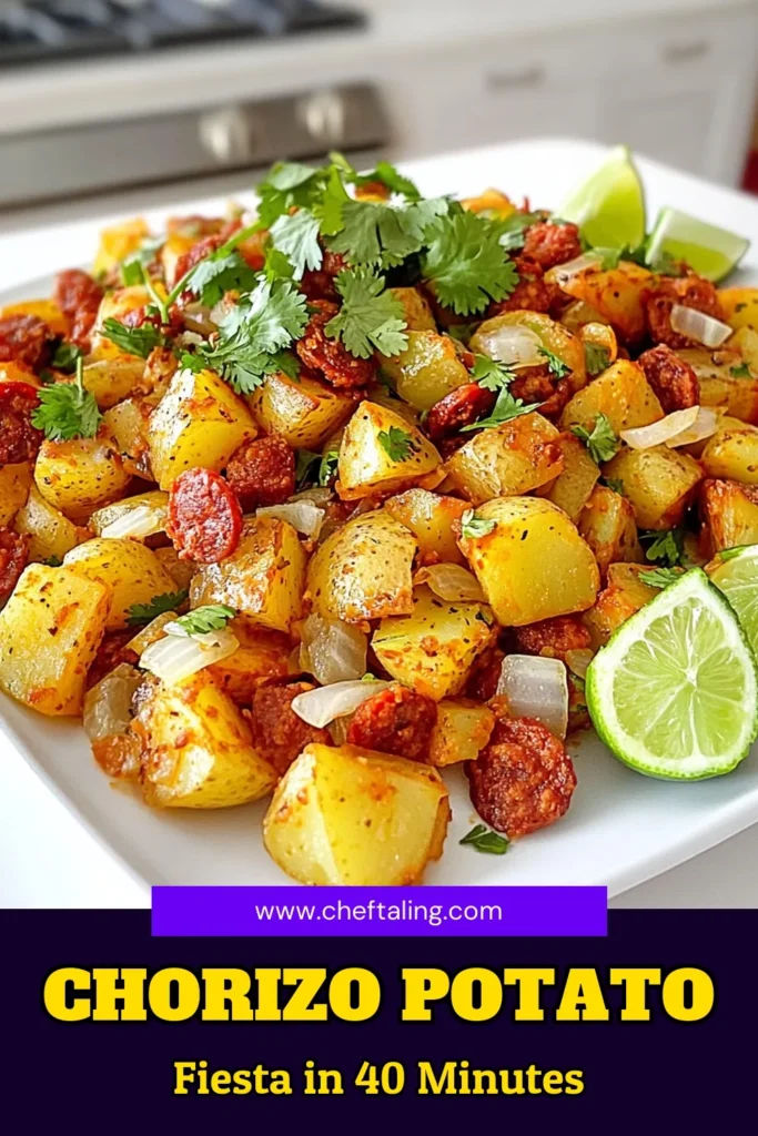 Discover mouthwatering chorizo recipes dinner ideas with our Papas con Chorizo Delight! This easy recipe combines tender potatoes and spicy chorizo for a flavorful meal your family will love. Perfect for busy weeknights, it's quick to prepare in just 40 minutes. Save this recipe for a delicious dinner tonight and impress your loved ones! Click through for more chorizo inspiration! #ChorizoRecipes #DinnerIdeas #QuickMeals #EasyRecipes