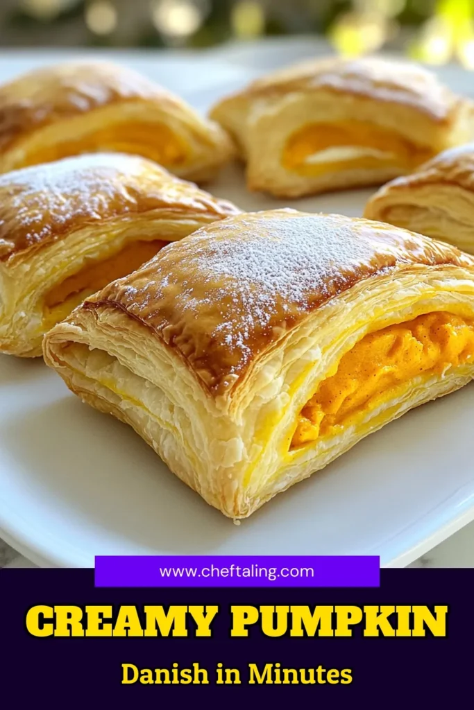 Indulge in the ultimate fall treat with this Pumpkin Delight Cream Cheese Danish! This easy-to-follow recipe combines creamy pumpkin filling with flaky puff pastry for a delicious dessert that's perfect for any occasion. Ready in just 35 minutes, it's a must-try this season. Click through to get the full recipe and impress your friends and family with this delightful pastry! #PumpkinDanish #FallBaking #CreamCheeseDelight #PuffPastryDesserts