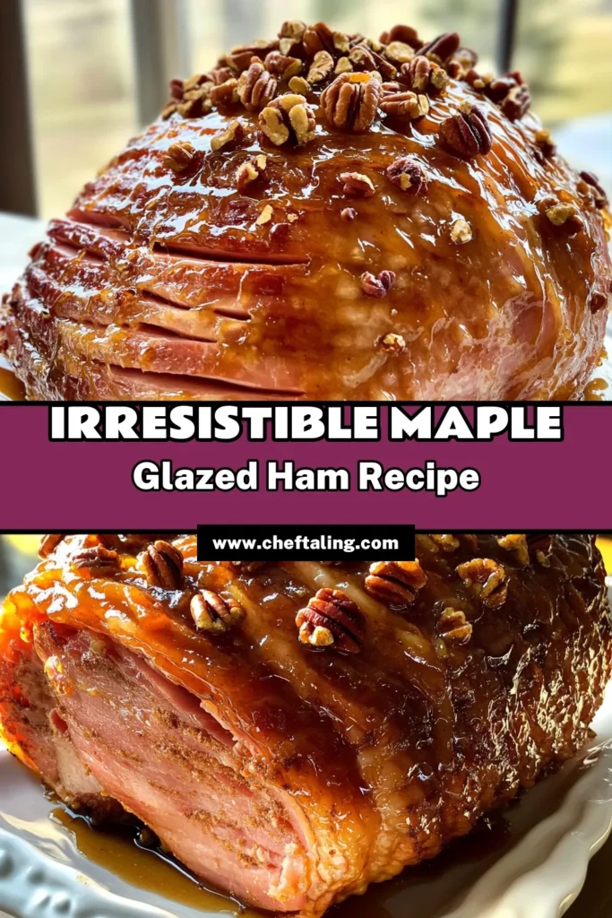 Elevate your holiday feast with this Sweet & Savory Maple-Glazed Ham recipe! Packed with flavors from pure maple syrup, Dijon mustard, and warming spices, this slow cooker dish is easy to make and sure to impress your guests. In just 10 minutes of prep, you can enjoy a tender, juicy ham that will be the star of your meal. Click through to discover the full recipe and bring this delicious dish to your table! #MapleGlazedHam #SlowCookerRecipes #HolidayCooking #EasyRecipes