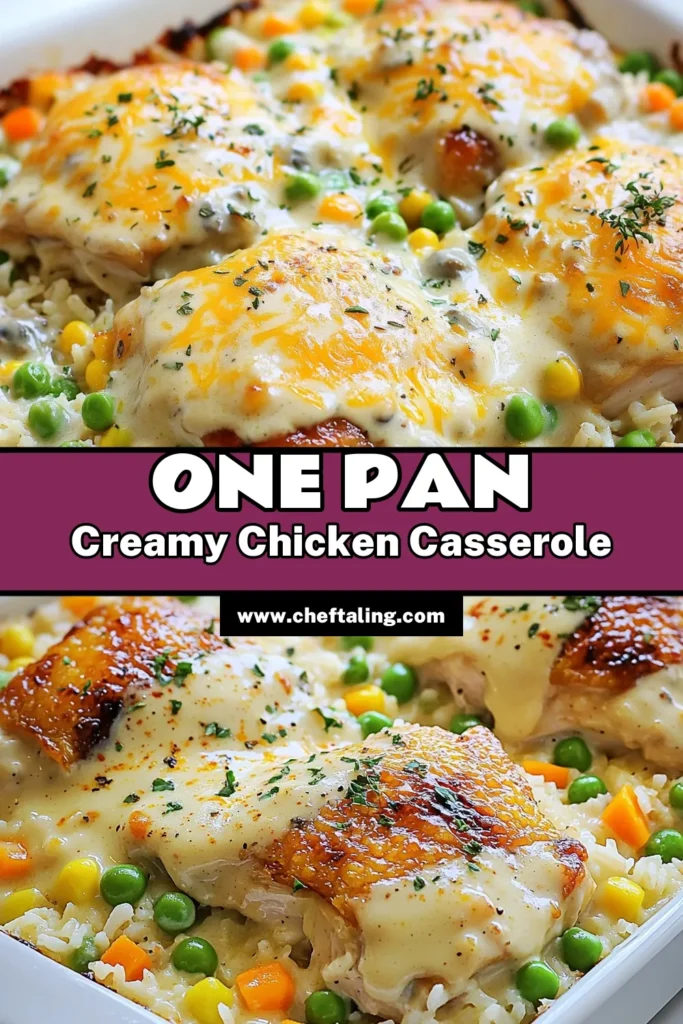 Looking for Kid Friendly Dinner Recipes For Family? Try this Creamy Smothered Chicken and Rice Casserole! Packed with wholesome chicken breast meals, this dish combines tender chicken thighs, fluffy jasmine rice, and delicious veggies into one large dinner recipe. Perfect for simple meals for two or feeding the whole family, it's sure to please everyone! Save this delightful recipe now! #FamilyDinner #EasyRecipes #Casserole #ChickenDinner