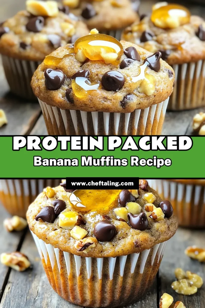 Whip up a batch of delicious Banana Bread Protein Muffins that are perfect for breakfast or a snack! These easy-to-make muffins combine ripe bananas, oats, and protein powder for a tasty boost your body will love. Enjoy a warm muffin with honey or Greek yogurt on top for a delightful treat! Don't miss out on these simple recipes that promote healthy eating. Click to explore more! #BananaBreadMuffins #HealthySnacks #ProteinMuffins #EasyRecipes