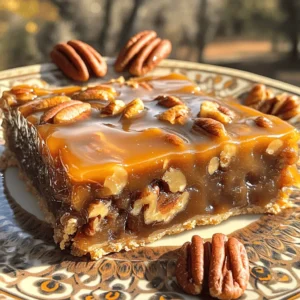 To make caramel pecan pie bars, you will need: - 1 cup all-purpose flour - ½ cup unsalted butter, softened - ¼ cup granulated sugar - ¼ teaspoon salt - ½ cup brown sugar, packed - ⅓ cup light corn syrup - 1 large egg - 1 teaspoon vanilla extract - 1 cup pecans, roughly chopped - ¼ teaspoon ground cinnamon Each ingredient plays a key role in your bars. If you run out of all-purpose flour, you can use a gluten-free flour blend. Unsalted butter is best for control over salt. You can swap brown sugar for coconut sugar for a lighter taste. Light corn syrup can be replaced with maple syrup if desired. Just keep in mind that the flavor may slightly change. Using fresh ingredients always makes a big difference. Fresh pecans give more flavor and crunch. Check your baking supplies for freshness, especially the baking powder. If you have old ingredients, it can affect the taste and texture of your bars. Always go for the freshest options you can find for the best results. Start by preheating your oven to 350°F (175°C). Grease an 8x8-inch baking pan or line it with parchment paper. This helps with easy removal later. In a medium bowl, mix 1 cup of all-purpose flour, ½ cup of softened unsalted butter, and ¼ cup of granulated sugar with ¼ teaspoon of salt. Blend until the mixture looks crumbly. Press this dough into the bottom of your prepared pan. Bake it for about 15 minutes, or until it turns lightly golden. While the crust bakes, prepare the filling. In a bowl, whisk together ½ cup of packed brown sugar, ⅓ cup of light corn syrup, 1 large egg, and 1 teaspoon of vanilla extract. Mix until smooth. Then, stir in 1 cup of roughly chopped pecans and ¼ teaspoon of ground cinnamon. Make sure the pecans are well coated. Once your crust is golden, take it out of the oven. Pour the pecan filling over the hot crust, spreading it evenly. Bake the entire dish for 25-30 minutes, or until the filling is set and slightly bubbly. Let the bars cool completely in the pan on a wire rack. Once cool, cut them into squares or bars. Enjoy your sweet, nutty treat! To get a great crust, start with soft butter. It helps mix in better. Aim for a crumbly dough that sticks together. Press it firmly in the pan. This keeps the crust from falling apart. Bake it just until golden. This step gives it a nice crunch. For the filling, whisk the sugars and corn syrup well. This helps blend the sweet flavors. Add the egg and vanilla for richness. Stir in the pecans last. Make sure they are well coated. The cinnamon adds a warm note. Let the filling bubble just a bit while baking. This means it’s ready. Serve the bars on a pretty plate. Drizzle some extra caramel sauce on top. It looks fancy and tastes great. Add whole pecans on the sides for fun. This makes each bar pop with color. Always cut the bars after they cool. This keeps them neat and easy to serve. {{image_2}} If you want to make these bars without nuts, it's easy! You can replace the pecans with seeds. Sunflower seeds or pumpkin seeds work well. They add crunch and flavor without nuts. Just use the same amount of seeds as you would pecans. You can also add some chocolate chips for extra sweetness. You can add a twist to the flavor of your caramel pecan pie bars. Try mixing in some chocolate chips for a rich taste. Dark chocolate pairs nicely with the caramel. You can also add a touch of sea salt on top before baking. This will balance the sweetness and enhance the flavor. For a hint of spice, add a pinch of nutmeg or ginger to the filling. To make these bars gluten-free, swap the all-purpose flour for a gluten-free blend. Many blends work well in baking. Just check that the blend has a good balance of starches and flours. You can also use almond flour for a nutty flavor. Adjust the amount of butter if needed, as almond flour can be more moist. Store any leftover caramel pecan pie bars in an airtight container. Keep them in the fridge for up to one week. This keeps them fresh and tasty. If you want to enjoy them longer, freezing is a great option. To freeze the bars, first let them cool completely. Cut them into squares or bars. Wrap each one in plastic wrap or foil. Then, place them in a freezer-safe bag. These can stay frozen for up to three months. When you are ready to eat, thaw them in the fridge overnight. To reheat, take the bars out of the fridge. Place them in a microwave-safe dish. Heat them for about 10 to 15 seconds. This warms them up without making them soggy. You can also warm them in the oven. Set it to 350°F (175°C) and heat for about 5 minutes. Enjoy your delicious treat! Yes, you can use different nuts. Walnuts or almonds work great too. They add a nice crunch. Just chop them roughly like the pecans. Adjust the baking time if needed, but the bars will still be delicious. The bars are done when the filling is set and slightly bubbly. You can check by gently shaking the pan. If the center jiggles, bake a little longer. A golden top also shows they are ready. Absolutely! These bars taste great when made a day ahead. Just cool them completely and store them in an airtight container. They will stay fresh for up to four days. You can enjoy them anytime. To cut the bars, use a sharp knife. First, let them cool completely. If you lined the pan with parchment, lift the bars out. This makes cutting easier. Clean the knife between cuts for neat squares. You can use honey or maple syrup as a substitute. Both options add a nice flavor. However, they may change the texture a bit. Use the same amount as the corn syrup in the recipe. You now have all the details to make delicious caramel pecan pie bars. We covered the best ingredients, how to prepare them, and even tips for getting the most from your bake. Remember, using fresh ingredients makes a big difference. Don’t forget to explore variations to suit your taste. Store any leftovers properly to enjoy later. With these steps, you can impress everyone with your sweet treat. Enjoy baking and sharing your caramel pecan pie bars with family and friends!