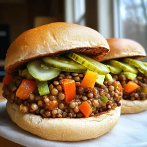 - 1 cup dried green or brown lentils, rinsed - 1 large onion, finely chopped - 2 cloves garlic, minced - 1 medium carrot, diced - 1 bell pepper (red or green), diced - 1 can (15 oz) tomato sauce - 1 tablespoon tomato paste - 2 tablespoons brown sugar - 2 tablespoons apple cider vinegar - 1 tablespoon Worcestershire sauce (check for vegetarian) - 1 teaspoon chili powder - 1 teaspoon smoked paprika - Salt and pepper to taste - Whole wheat burger buns - Sliced pickles - Avocado - Coleslaw You can swap lentils for canned ones to save time. Just rinse and drain. If you want more color, use a mix of bell peppers. For a tangy kick, try adding a splash of hot sauce. If you don't have Worcestershire sauce, use soy sauce for a different flavor. You can also use honey instead of brown sugar for sweetness. If you need a gluten-free option, serve the lentil mix in lettuce wraps or gluten-free buns. Start by rinsing 1 cup of dried lentils under cold water. This step removes any dirt or debris. Next, chop 1 large onion finely. Mince 2 cloves of garlic. Dice 1 medium carrot and 1 bell pepper. You can use red or green bell pepper based on your taste. Once all the veggies are ready, it’s time to combine them with the lentils. In a large slow cooker, add the chopped onion, garlic, carrot, and bell pepper. Then, mix in the rinsed lentils. Pour in 1 can (15 oz) of tomato sauce and add 1 tablespoon of tomato paste. Next, add 2 tablespoons of brown sugar and 2 tablespoons of apple cider vinegar. For flavor, include 1 tablespoon of Worcestershire sauce, 1 teaspoon of chili powder, and 1 teaspoon of smoked paprika. Season with salt and pepper to taste. Stir the mixture well to combine all the ingredients. Cover the slow cooker. Set it to low and cook for 6-8 hours. If you are short on time, you can set it to high for 3-4 hours. Check occasionally, if you can, to stir the mixture. Once the lentils are tender and the mix is thick, taste it. Adjust seasoning if needed. If it seems too thick, add a splash of vegetable broth or water. To serve, spoon the lentil mix onto whole wheat burger buns. You can add optional toppings like sliced pickles or creamy avocado. Coleslaw also makes a great topping. These add flavor and crunch. Enjoy your healthy and hearty meal! To boost flavor in your Slow Cooker Lentil Sloppy Joes, try these tips: - Use fresh herbs like parsley or cilantro. They add a bright taste to your dish. - Add a dash of hot sauce for heat. This gives a nice kick to the mix. - Experiment with spices. Ground cumin or coriander can deepen the flavor. - A splash of liquid smoke can give a smoky taste. Just a little will go a long way. Getting the right texture is key. Here are some pointers: - Rinse your lentils well before cooking. This removes dirt and helps them cook evenly. - Cook on low heat for a longer time. This allows lentils to soften and absorb flavors. - If your mix is too thick, add vegetable broth or water. Mix it in slowly until you reach your desired consistency. - Stir occasionally if you can. This helps everything cook evenly. Avoid these common errors to make the best Sloppy Joes: - Don't skip cleaning the lentils. Dirty lentils can ruin the dish. - Avoid overcooking. Lentils can turn mushy if left too long. - Remember to taste as you go. Adjust seasoning to fit your taste. - Don’t forget the toppings. They add flavor and texture, making the meal more enjoyable. {{image_2}} You can use various lentil types for your Sloppy Joes. Green and brown lentils work great. They hold their shape well during cooking. You can also try red lentils. They cook faster and get softer. This gives a different texture to your dish. Adding extra ingredients can make your meal even better. Try adding some diced mushrooms for a meaty taste. Chopped spinach or kale can boost nutrition. You can also mix in some corn or diced tomatoes. These add sweetness and color. For a richer flavor, add a splash of soy sauce or liquid smoke. If you like spice, add crushed red pepper flakes to the mix. You can also use hot sauce or jalapeños. For a sweeter taste, increase the brown sugar. Honey or maple syrup can work well too. Adjust these amounts to suit your taste. Enjoy the fun of creating your own special Sloppy Joes! To keep your lentil sloppy joes fresh, let them cool first. Then, transfer the mixture to an airtight container. Store it in the fridge for up to 5 days. Make sure to label the container with the date. This way, you will know when to eat it. You can freeze lentil sloppy joes too! Pour the cooled lentil mix into freezer-safe bags. Remove as much air as possible before sealing. Label the bags with the date. These will last in the freezer for about 3 months. When you want to enjoy them, just thaw in the fridge overnight. To reheat, you have a few options. You can use the microwave or stovetop. If using the microwave, heat in short bursts, stirring in between. If using the stovetop, cook over medium heat until warm. You can add a splash of water or broth if it looks too thick. This keeps the mix moist and tasty. Enjoy your meal again! Yes, you can use canned lentils. They save time and are easy to use. If you choose this option, skip the soaking step. Rinse the canned lentils before adding them to the slow cooker. Use about two cans for this recipe. The cooking time will be shorter, so check for doneness after about 1-2 hours on low heat. To make this dish gluten-free, choose gluten-free burger buns. Check the label of the Worcestershire sauce, as some brands use gluten. You can also use tamari sauce as a substitute. This way, you keep all the great flavors without the gluten. Sloppy Joes pair well with many sides. Try serving them with a fresh salad or baked sweet potato fries. Coleslaw adds a nice crunch and balances the flavors. You could also serve them with chips or pickles for a fun touch. Enjoy experimenting with what you love! This blog post detailed how to make a great lentil dish. We covered essential ingredients, step-by-step instructions, and tips to enhance your meal. You learned about variations and how to store leftovers properly. Remember, the key is to adjust flavors to your taste and avoid common mistakes. Experiment with different lentils for unique dishes. Enjoy your cooking journey!