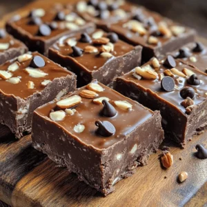 - 1 cup almond butter - ½ cup honey or maple syrup - ¼ cup unsweetened cocoa powder - ¼ cup vanilla protein powder - ½ teaspoon vanilla extract - ¼ teaspoon sea salt - ⅓ cup chopped almonds (plus extra for topping) - ¼ cup dark chocolate chips (optional for topping) Gather these ingredients before you start. Almond butter gives these bars a rich flavor. Honey or maple syrup adds sweetness. Cocoa powder gives a deep chocolate taste. Vanilla protein powder boosts nutrition. Vanilla extract enhances the flavor. Sea salt balances the sweetness. Chopped almonds add crunch. Dark chocolate chips can make it even better. Each ingredient plays an important role in making these fudge bars tasty and fun. 1. Heating the almond butter and sweetener Start by taking a medium saucepan. Set it on low heat. Add the almond butter and your choice of honey or maple syrup. Stir gently until the mix is melted and smooth. 2. Mixing in dry ingredients Once melted, take the saucepan off the heat. Add the unsweetened cocoa powder, vanilla protein powder, vanilla extract, and sea salt. Stir everything together until it is a creamy mixture. 3. Combining with chopped almonds Now, fold in the chopped almonds. Make sure they are evenly mixed throughout the fudge. This adds a nice crunch to each bite. 1. Lining the baking dish with parchment paper Grab an 8x8 inch baking dish. Line it with parchment paper. Leave some paper hanging over the edges. This makes it easy to lift the fudge out later. 2. Pouring and pressing the fudge mixture Pour the fudge mixture into the lined dish. Use a spatula to spread it out evenly. Press it down firmly to create a nice flat layer. 1. Refrigerating the fudge Place the baking dish in the fridge. Let the fudge chill for at least 2 hours. This helps it set and become firm. 2. Cutting the bars into desired sizes Once the fudge is set, use the parchment paper to lift it out. Place it on a cutting board. Cut it into bars of your choice. Enjoy your tasty and healthy snack! To make sure your fudge mixture is smooth, melt the almond butter and sweetener over low heat. Stir often to blend them well. If you heat too fast, it may burn. When mixing in dry ingredients, add them slowly. This helps the mixture stay smooth. Make sure you stir until there are no lumps. To evenly distribute the chopped almonds, fold them in gently. This keeps the texture nice and light. Don’t stir too hard, or it may break apart the nuts. For an appealing look, add toppings like chopped almonds and dark chocolate chips. After pouring the mixture into the dish, sprinkle them on top. Press them down lightly so they stick. When serving your fudge bars, cut them into squares or rectangles. Place them on a nice plate or in a cute container. You can also wrap them in parchment paper for a fun gift! {{image_2}} You can change the flavor of the Chocolate Almond Protein Fudge Bars easily. One fun way is by adding different nut butters. Try cashew or peanut butter instead of almond butter. Each choice gives a new taste and texture. Using alternative sweeteners also works great. Instead of honey, use agave nectar or stevia. This changes the sweetness and can make it lower in calories. You can swap out protein powder types to suit your taste. If you don’t have vanilla protein powder, try chocolate or plant-based options. Each will give your fudge bars a unique flavor. Incorporating dried fruits or seeds can add extra nutrition and taste. Consider adding chopped dates or cranberries for a sweet twist. Sunflower seeds or chia seeds can add a nice crunch. To keep your Chocolate Almond Protein Fudge Bars fresh, store them in an airtight container. This method prevents moisture and air from ruining the bars. They stay soft and tasty this way. You should also place a sheet of parchment paper between layers if you stack them. This helps avoid sticking. For best results, keep the fudge bars in the fridge. They stay good for up to two weeks. If you plan to enjoy them later, freezing is a great option. Freezing these fudge bars is easy. First, cut them into your desired sizes. Then, wrap each bar in plastic wrap. Place the wrapped bars in a freezer-safe bag or container. This method protects them from freezer burn and keeps them fresh. To thaw the fudge bars, take them out of the freezer. Leave them in the fridge for a few hours or overnight. This slow thawing keeps the texture nice. You can also let them sit at room temperature for about 30 minutes if you want them faster. Enjoy your tasty snack whenever you want! These protein bars can last about one week in the fridge. Store them in an airtight container. If you want them to last longer, you can freeze them. They freeze well for up to three months. Just make sure to wrap them tightly to avoid freezer burn. Yes, you can use other nut butters like peanut or cashew. Each nut butter will change the flavor a bit. Try to choose a smooth, creamy nut butter for the best texture. Each bar has about 150 calories. They contain 5 grams of protein and 10 grams of fat. The exact values can change based on the brands you use. Yes, these fudge bars can be vegan if you use maple syrup instead of honey. Check that your protein powder is plant-based. This makes a tasty snack for anyone on a vegan diet. You've learned how to make simple, tasty fudge bars using just a few ingredients. We covered each step from mixing to chilling. Don’t forget the tips for smooth fudge or fun toppings. You can also tweak the recipe for your tastes. These bars are easy to store or freeze. Enjoy your delicious treats, and feel proud of your kitchen skills! Make these bars today and share with friends. They'll love them, and so will you!