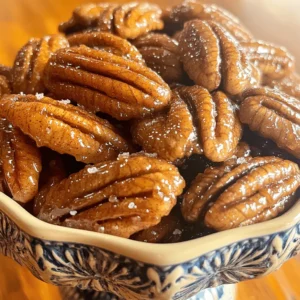 - 2 cups pecan halves - 1 cup brown sugar - ¼ cup unsalted butter, melted - 2 teaspoons vanilla extract - 1 teaspoon ground cinnamon - ¼ teaspoon cayenne pepper (adjust to taste) - ¼ teaspoon salt - 1 egg white, lightly beaten To make slow cooker candied pecans, start with the main ingredients. You need fresh pecan halves, brown sugar, melted unsalted butter, and vanilla extract. Each of these adds sweetness and depth to the dish. Next, add flavoring ingredients. Ground cinnamon gives warmth, while cayenne pepper adds a kick. Salt balances the sweetness. Finally, the egg white helps the sugar mix stick to the pecans. This blend creates a sweet and spicy treat that is hard to resist. Make sure to have all your ingredients ready. This way, you can easily move from mixing to cooking without any delays. First, let's mix our sugar and butter blend. In a mixing bowl, add: - 1 cup brown sugar - ¼ cup unsalted butter, melted - 2 teaspoons vanilla extract - 1 teaspoon ground cinnamon - ¼ teaspoon cayenne pepper - ¼ teaspoon salt Stir these ingredients until smooth. You want a nice, thick mixture that coats well. Next, whisk the egg white in a separate bowl. Make it light and frothy. This step helps the pecans stick to the sweet mix. Now, let’s get our pecans ready. Take 2 cups of pecan halves and toss them in the bowl with the beaten egg white. Make sure they are well coated. Pour the sugar mix over the pecans. Stir gently to coat each pecan evenly. Transfer the coated pecans to your slow cooker. Spread them out evenly. Set your slow cooker to low heat. Cook for about 2 hours. Stir every 30 minutes to keep them from sticking. Once cooking is done, turn off the slow cooker. Spread the pecans onto a lined baking sheet. Let them cool completely. As they cool, they will become crisp. If you find any clumps, break them apart once cooled. For a nice touch, serve them in a decorative bowl. You can sprinkle a pinch of sea salt on top for extra flavor. Store any leftovers in an airtight container. To make the best candy coating, focus on the sugar mixture. Mix the brown sugar, melted butter, vanilla, cinnamon, cayenne, and salt until smooth. This helps the coating stick well. Use a bowl that allows you to stir easily. A whisk can help blend the ingredients thoroughly. Stirring during cooking is key. Set the slow cooker to low heat and cook for two hours. Stir every 30 minutes to keep the pecans from sticking. This ensures every pecan gets coated evenly. If you skip stirring, some pecans may burn. Want to boost the flavor? Add spices like nutmeg or ginger. A pinch of nutmeg can add warmth. You can also try adding a dash of allspice for a unique taste. Customizing the sweetness is simple. If you like it sweeter, add more brown sugar. You can also mix in some honey or maple syrup. Adjust to your taste. Remember, you can always add but not take away! {{image_2}} You can easily swap pecans for other nuts. Almonds, walnuts, and cashews all work well. Each nut adds a unique crunch and taste. If you want a mix, combine different nuts for a fun treat. This nut blend brings a variety of textures and flavors to your snack. Do you like sweet or spicy? You can adjust the flavor to suit your taste. Add more cayenne pepper for heat. If you prefer a sweeter snack, increase the brown sugar. You can also enhance your pecans with chocolate or caramel. Drizzle melted chocolate over cooled pecans or mix caramel bits in before cooking. Both options give a rich and delightful twist to this snack. To keep your slow cooker candied pecans fresh, use an airtight container. This helps keep out air and moisture. Store them in a cool, dry place away from sunlight. If stored correctly, these tasty pecans can last for up to two weeks. If you want to re-crisp your pecans, preheat your oven to 350°F. Spread the pecans on a baking sheet and heat them for about 5-10 minutes. Keep an eye on them to avoid burning. This method helps restore their crunch. To maintain freshness, seal the container tightly after each use. This way, your candied pecans stay delicious and ready for snacking! Can I use different nuts for this recipe? Yes, you can use other nuts. Almonds, walnuts, or cashews work well. Each nut brings a unique taste. Just follow the same steps. What is the ideal cooking time for the best texture? The best cooking time is about 2 hours on low heat. Stir every 30 minutes. This helps the nuts cook evenly. They should be crunchy when done. How can I adjust the recipe for dietary restrictions? To make it dairy-free, swap the butter for coconut oil. You can use maple syrup instead of brown sugar for a vegan option. Always check for nut allergies before serving. This blog covers how to make slow cooker candied pecans. We explored the key ingredients, easy steps, and tips for a perfect candy coating. You can customize flavors and even substitute nuts. Proper storage keeps them fresh for longer. In conclusion, making these pecans is simple and fun. You can enjoy them as snacks or gifts. Happy cooking!
