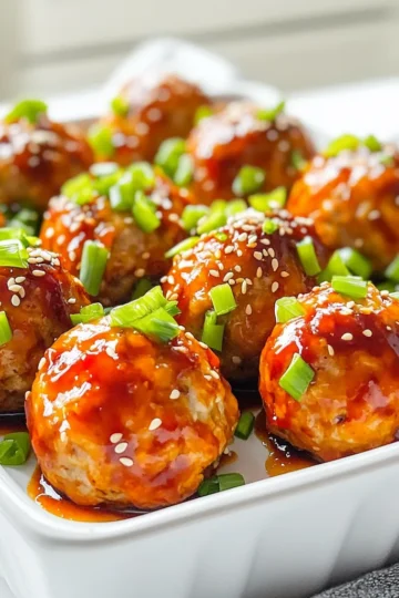 - 1 pound ground chicken - 1/2 cup breadcrumbs - 1/4 cup grated Parmesan cheese - 2 tablespoons sweet chili sauce - 1 tablespoon soy sauce - 2 cloves garlic, minced - 1/2 teaspoon black pepper - 1/4 teaspoon salt - 1 teaspoon minced ginger To make these tasty meatballs, gather your ingredients first. I love using ground chicken for its mild flavor. It mixes well with the breadcrumbs and Parmesan cheese, adding a nice texture. The sweet chili sauce is key. It brings a sweet and spicy kick to the dish. Soy sauce adds depth and a savory note. Minced garlic gives your meatballs a fresh taste. For seasoning, use black pepper and salt to balance the flavors. Minced ginger adds warmth and a unique twist. Each ingredient works together to create mouth-watering meatballs that everyone will love. Take time to mix everything well in a bowl. This ensures each bite is full of flavor. Trust me, the effort pays off! Mixing the ingredients Start by gathering all your ingredients. In a large bowl, mix the ground chicken, breadcrumbs, and grated Parmesan cheese. Add the chopped green onions, minced garlic, sweet chili sauce, soy sauce, minced ginger, black pepper, and salt. Use your hands or a spoon to mix everything well. Make sure all the ingredients blend perfectly. Preheating the air fryer While you mix, preheat your air fryer to 375°F (190°C). Preheating helps cook the meatballs evenly. This step is key for a nice, crispy outside. Shaping the meatballs Once mixed, shape the chicken mixture into golf ball-sized meatballs. Aim for 1 to 2 inches in diameter. Place them on a plate as you shape them. Make sure they are not touching each other. This spacing helps them cook better. Air frying process Lightly spray the air fryer basket with cooking spray. Place your meatballs in the basket, ensuring they have space around them. Cook the meatballs for 12 to 15 minutes. Halfway through, shake the basket to help them cook evenly. Check if they're golden brown and cooked inside. Resting the meatballs Once cooked, take the meatballs out of the air fryer. Allow them to rest for a couple of minutes. This helps keep them juicy. Presentation tips Serve the meatballs on a platter. Drizzle extra sweet chili sauce on top. Garnish with chopped green onions and sesame seeds for color. Enjoy them warm as a tasty appetizer or with rice for a main dish. To ensure even cooking, space the meatballs apart in the air fryer. This way, hot air can flow around them. Preheat your air fryer to 375°F (190°C) before cooking. Cook the meatballs for 12-15 minutes. Shake the basket halfway through to help them cook evenly. You can swap ground chicken for ground turkey for a lighter option. If you need gluten-free meatballs, use gluten-free breadcrumbs. These small changes keep the flavor while making the dish fit your needs. Boost the taste with extra spices. Try adding a pinch of cayenne for heat or paprika for smokiness. You can also use different sweet chili sauces. Some are sweeter, while others have a spicy kick. Experiment to find your favorite! {{image_2}} You can switch up the protein in these meatballs. Try using ground pork or beef for a different taste. You can also use ground turkey if you want a leaner option. For a vegetarian choice, use lentils or chickpeas. Just mash them well and mix with the other ingredients. If you want to make your own sweet chili sauce, mix sugar, vinegar, and red chili flakes. Heat this mix until the sugar melts. You can also try other sauces. Barbecue sauce or honey mustard works great as dipping sauces. These meatballs are great in many ways. Make a meatball sub by placing them in a roll with sauce and cheese. You can also use them as salad toppings. They add flavor and protein to your greens. Enjoy them any way you like! To keep your air fryer sweet chili chicken meatballs fresh, store them in the fridge. Place them in an airtight container. They will stay good for up to three days. For longer storage, you can freeze them. Pack them into freezer bags, removing as much air as possible. They will last up to three months in the freezer. When it’s time to enjoy your leftovers, use the air fryer for the best results. Preheat it to 350°F (175°C). Place the meatballs in the basket and heat for about 5-7 minutes. This method helps keep them juicy and warm. Avoid using the microwave, as it can make them dry and tough. Batch cooking is a great way to save time. Make a double batch of meatballs on the weekend. Store some in the fridge and freeze the rest. You can add these meatballs to salads, pasta, or rice dishes. They are also perfect for sandwiches or wraps. This way, you always have a quick meal ready to go! I recommend cooking air fryer meatballs for 12-15 minutes at 375°F (190°C). Check them halfway through and shake the basket for even cooking. When they are golden brown and cooked through, they are ready to eat. Yes, you can use frozen ground chicken. Just make sure to thaw it before mixing. If you cook from frozen, add a few extra minutes to the cooking time. Always check the internal temperature to ensure it's safe. Sweet chili chicken meatballs pair well with many sides. Here are some ideas: - Steamed rice - Quinoa salad - Roasted vegetables - Fresh cucumber salad - Noodles with soy sauce This article shared how to create tasty sweet chili chicken meatballs. You learned the key ingredients, from ground chicken to parmesan cheese. I walked you through preparation, cooking, and serving steps to get delicious results. We explored tips for even cooking and ingredient swaps for flavor. In summary, making these meatballs is easy and fun. You can impress friends or family with your new skills. Now, go enjoy your sweet chili meatballs, and don’t be afraid to experiment!