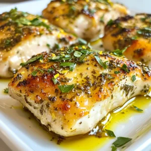To make Italian Herb Oven Baked Chicken Breast, gather these simple ingredients: - 4 boneless, skinless chicken breasts - 3 tablespoons olive oil - 2 teaspoons dried oregano - 2 teaspoons dried basil - 1 teaspoon dried thyme - 3 cloves garlic, minced - 1 teaspoon lemon zest - Salt and pepper to taste - Fresh parsley, chopped (for garnish) Using fresh herbs brings a bright taste. They add a punch of flavor. If you can't find fresh herbs, dried ones work well too. Dried herbs are more concentrated. Use about one-third the amount of dried herbs. This helps keep the flavors strong. Olive oil is key in this recipe. It adds richness and keeps the chicken moist. Choose a high-quality extra virgin olive oil. This oil enhances the taste of your dish. Look for oil that smells fresh and fruity. A good olive oil makes a big difference. It can elevate your cooking to the next level. {{ingredient_image_1}} First, set your oven to 400°F (200°C). This high heat helps the chicken cook fast and stay juicy. While the oven warms up, grab a small bowl. In this bowl, mix 3 tablespoons of olive oil, 2 teaspoons of dried oregano, 2 teaspoons of dried basil, and 1 teaspoon of dried thyme. Then, add 3 cloves of minced garlic, 1 teaspoon of lemon zest, salt, and pepper to taste. Stir this mixture well. This will be your flavorful marinade. Next, take 4 boneless, skinless chicken breasts and place them in a baking dish. Pour the marinade over the chicken. Make sure each piece is well-coated. Use your hands or a spoon to spread the marinade evenly. Let the chicken soak up those flavors for a few minutes if you have time. This step makes a big difference in taste. Cover the baking dish with aluminum foil. This helps the chicken cook evenly without drying out. Bake in your preheated oven for 25 minutes. After that, remove the foil and bake for an extra 15-20 minutes. The chicken should reach an internal temperature of 165°F (74°C) and have a nice golden color on top. Once it’s done, let the chicken rest for about 5 minutes. This helps the juices settle. Finally, garnish with chopped fresh parsley before serving. To keep your chicken juicy, don't overcook it. The ideal internal temperature is 165°F. Use a meat thermometer to check. Letting the chicken rest after baking helps too. This lets the juices settle back in. Cover it with foil to keep it warm while it rests for five minutes. This simple step makes a big difference. Marinate your chicken for at least 30 minutes. If you have more time, let it sit in the fridge for a few hours. This helps the flavors soak in well. Use a zip-top bag or a bowl to mix the chicken with the marinade. Ensure every piece is coated. If you want extra flavor, reserve some marinade before adding the chicken. You can brush it on during cooking for more taste. For this recipe, you need a few simple tools. Use a baking dish to hold the chicken. A meat thermometer ensures perfect cooking. A small bowl is great for mixing the marinade. Use aluminum foil to cover the dish while baking. Finally, a sharp knife helps you slice the chicken nicely after it rests. These tools make cooking easy and fun! Pro Tips Marinate for Maximum Flavor: For even more flavorful chicken, marinate the chicken breasts in the herb mixture for at least 1 hour, or up to overnight in the refrigerator. Use a Meat Thermometer: To ensure perfectly cooked chicken, use a meat thermometer to check the internal temperature. It should read 165°F (74°C) when fully cooked. Let it Rest: Allow the chicken to rest for 5 minutes after baking. This helps the juices redistribute, resulting in a juicier and more tender chicken. Customize Your Herbs: Feel free to experiment with fresh herbs or other dried herbs based on your preference. Fresh thyme, rosemary, or parsley can enhance the dish even further. {{image_2}} You can change the herbs to get new tastes. Try using rosemary or sage. For a spicy kick, add some crushed red pepper flakes. Mixing fresh herbs can also bring bright flavors. Use fresh basil or parsley for a fresh twist. Adding veggies makes this dish even better. Chop bell peppers, zucchini, or cherry tomatoes. Toss them in the marinade with the chicken. They will soak up the herb flavors and roast nicely. Bake them together for a tasty side that’s easy to make. This chicken pairs well with many sides. Try serving it with rice or mashed potatoes. A crisp salad adds freshness. You can also serve it with garlic bread for a hearty meal. Don’t forget to drizzle extra olive oil on your sides for added flavor! After your meal, let the chicken cool down. Place any leftovers in an airtight container. You can keep them in the fridge for up to three days. If you’re like me, you’ll want to enjoy that flavor again soon! To reheat, preheat your oven to 350°F (175°C). Place the chicken in a baking dish. Cover it with foil to keep it moist. Heat for about 15-20 minutes until warm. You can also use a microwave. Just heat for one to two minutes, but check it often. If you want to save chicken for later, freezing is perfect. Wrap each piece tightly in plastic wrap. Place them in a freezer bag and remove as much air as you can. This way, they’ll stay fresh for up to three months. When you’re ready to eat, thaw in the fridge overnight before reheating. You should bake chicken breasts at 400°F for about 40 to 45 minutes. Start by covering the dish with foil for the first 25 minutes. This keeps the chicken moist. After that, remove the foil and bake for another 15 to 20 minutes. The chicken should reach 165°F inside. This method makes the chicken tender and tasty. Yes, you can use chicken thighs instead of breasts. Thighs are juicier and more flavorful. They also stay moist during cooking. Just adjust the baking time slightly. Thighs may need about 5 to 10 more minutes than breasts. Always check the internal temperature to ensure they are safe to eat. Many sides go well with this dish. Here are some great options: - Garlic mashed potatoes: Creamy and rich, they balance the herbs nicely. - Roasted vegetables: Carrots, zucchini, or bell peppers add color and nutrients. - Caesar salad: Crisp romaine with dressing adds a nice crunch. - Rice pilaf: Fluffy rice with herbs complements the chicken's flavors. - Pasta with olive oil: Simple pasta is a great side for a hearty meal. These sides will enhance your meal and make it more satisfying. In this post, we covered key aspects of making Italian herb oven-baked chicken. We discussed essential ingredients, focusing on fresh herbs and quality olive oil. You learned step-by-step instructions for baking tender chicken, along with tips to keep it juicy. We explored delicious variations and provided storage tips for leftovers. Remember, quality ingredients and care in preparation make a big difference. Enjoy your flavorful dishes and don’t hesitate to experiment for your taste!