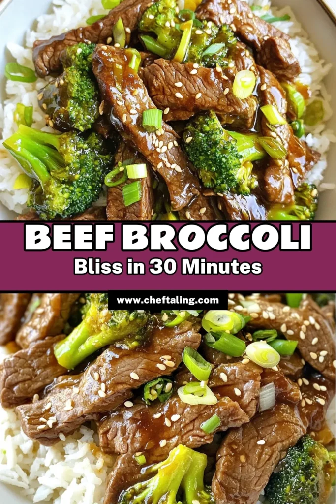 Discover this easy stir fry recipe for Chinese Beef and Broccoli that delivers a quick beef broccoli dinner full of flavor. This sizzling beef stir fry features tender flank steak and vibrant broccoli, all in a rich sauce. Perfect for busy nights, this healthy beef and broccoli recipe is ready in just 30 minutes! Don't miss out—try it today and save for later! #BeefAndBroccoliRecipe #AsianCuisine #QuickDinner #HealthyEating