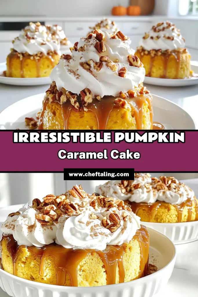 Indulge in the ultimate fall dessert with this easy Pumpkin Caramel Poke Cake! This moist cake infused with pumpkin puree, caramel sauce, and topped with whipped cream is perfect for every gathering. Simple ingredients and straightforward steps make it a must-try. Dive into the deliciousness and impress your guests! Click through for the full recipe and make your autumn sweeter. #PumpkinPokeCake #FallRecipes #DessertIdeas #BakingTips