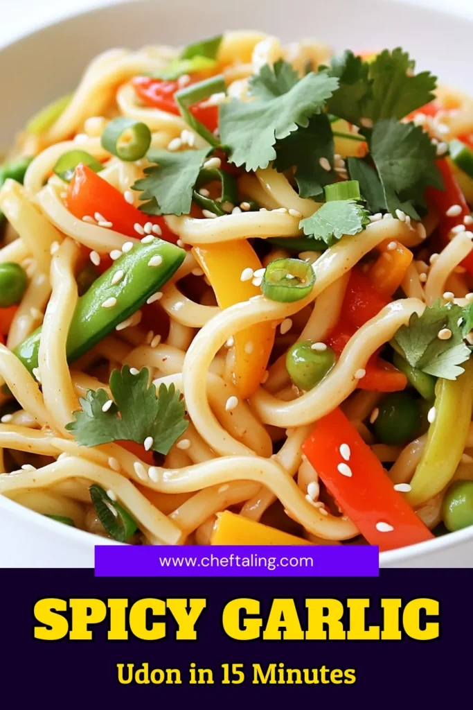 Savor the bold flavors of this Minute Chili Garlic Udon recipe! In just 15 minutes, you can whip up a delicious dish featuring udon noodles tossed in a savory garlic and chili sauce, loaded with vibrant mixed vegetables. Perfect for a quick weeknight dinner! Click to explore the step-by-step instructions and elevate your mealtime. #ChiliGarlicUdon #QuickRecipes #EasyDinner #UdonNoodles