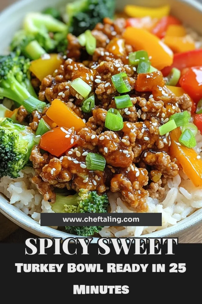 Savor the flavors of this Hot Honey Ground Turkey Bowl, a healthy turkey bowl recipe that's perfect for a quick weeknight dinner. Packed with spicy honey turkey, colorful veggies, and nutritious brown rice, this ground turkey meal prep will wow your taste buds. In just 25 minutes, you can whip up this delicious dish. Try it today for a scrumptious meal everyone will love! Save for later! #HealthyRecipes #MealPrep #QuickDinner #GroundTurkey