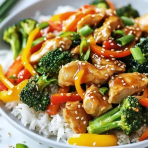 - 1 lb chicken breast, thinly sliced - 2 tablespoons cornstarch - Salt and pepper to taste - 1 cup broccoli florets - 1 bell pepper, sliced (red or green) - 1 carrot, julienned - 4 green onions, chopped - ¼ cup soy sauce - 2 tablespoons brown sugar - 1 tablespoon sesame oil - 3 cloves garlic, minced - 1 inch ginger, grated To make Mongolian chicken stir fry, you need fresh ingredients. For the chicken, thinly slice one pound of chicken breast. This helps it cook quickly. For the marinade, mix the chicken with cornstarch, salt, and pepper. Let it sit for about 15 minutes to soak up the flavors. Next, gather your vegetables. You will need one cup of broccoli florets, one sliced bell pepper, and one julienned carrot. These add color and crunch. Chop four green onions for a fresh taste. For the sauce, mix together soy sauce, brown sugar, sesame oil, minced garlic, and grated ginger. This sauce gives the dish its rich flavor. Use it to coat the chicken and veggies. Now you have all your ingredients ready for a quick and tasty meal! {{ingredient_image_1}} First, get a bowl ready. Mix the sliced chicken with cornstarch. Add a pinch of salt and pepper. Stir well to coat the chicken. Set it aside to marinate for 15 minutes. This helps the chicken stay tender. Next, heat vegetable oil in a large skillet. Use medium-high heat for the best results. Add the marinated chicken to the skillet. Stir-fry it for about 4 to 5 minutes. Cook until the chicken is golden and fully cooked. Once done, remove it from the skillet and set it aside. In the same skillet, add the broccoli, bell pepper, and carrot. Stir-fry these vegetables for about 3 minutes. You want them to be tender but still crisp. Then, add the minced garlic and grated ginger. Stir for one more minute until they smell great. Now, return the cooked chicken to the skillet with the veggies. Pour in the soy sauce, brown sugar, and sesame oil. Stir everything well so that the sauce coats all the ingredients. Let it simmer for another 2 to 3 minutes. This allows the flavors to blend together. Finally, toss in the chopped green onions and mix for one last minute. This adds a fresh touch to your dish. Serve it hot, and if you like, sprinkle some sesame seeds on top for garnish. Enjoy your delicious Mongolian Chicken Stir Fry! Choose chicken breast for this dish. It cooks fast and stays tender. For the best results, thinly slice the chicken. Thin slices cook evenly and soak up the flavors well. This step is key for a tasty stir-fry. Cook the vegetables just right for a crisp-tender texture. Stir-fry broccoli, bell peppers, and carrots for about three minutes. This keeps them bright and colorful. If you overcook, they may lose their crunch and color. Watch closely as they cook. You can adjust the sauce to your taste. If you like it sweeter, add more brown sugar. For a saltier flavor, increase the soy sauce. If you have dietary needs, try low-sodium soy sauce or a sugar substitute. This way, you can still enjoy the dish without worry. Pro Tips Marinade for Flavor: Allow the chicken to marinate for at least 15 minutes. This enhances the flavor and tenderness of the meat. High Heat for Stir-Frying: Ensure your skillet or wok is hot before adding ingredients. This helps achieve that perfect sear and keeps vegetables crisp. Prep All Ingredients: Have all your vegetables chopped and sauces ready before you start cooking. Stir-frying happens quickly, and being prepared will help you manage the timing. Customize Your Veggies: Feel free to swap in your favorite vegetables, such as snap peas or mushrooms. Stir-fry is versatile and can accommodate various ingredients! {{image_2}} You can switch chicken for beef or tofu. Beef gives a rich taste. Tofu is perfect for a meat-free meal. If you use beef, cut it thin like the chicken. Cook it for about 4-5 minutes until brown. Tofu needs about 3-4 minutes to warm up. Remember, adjust cooking times based on what you choose. Adding more veggies boosts the nutrition! Try snap peas, mushrooms, or bell peppers. They add color and crunch. When you stir-fry, cook harder veggies like carrots first. They take longer to soften. Cook them for about 3 minutes. Then, toss in softer veggies like broccoli for 2 minutes. This keeps everything fresh and bright. Want heat? Add chili sauce! Start with a teaspoon and taste. You can always add more if you want it spicier. Just remember to lower the brown sugar a bit. This way, the sauce stays balanced. A little heat can take your dish to the next level! To store your Mongolian Chicken Stir Fry in the fridge, let it cool first. Use an airtight container to keep it fresh. This way, it won’t absorb any smells from the fridge. Your leftovers will stay good for about 3 to 4 days. Just make sure to reheat it well before eating. If you want to freeze Mongolian Chicken Stir Fry, let it cool completely. Then, place it in a freezer-safe bag or container. Squeeze out any extra air to prevent freezer burn. It can last in the freezer for about 3 months. When ready to eat, thaw it in the fridge overnight. To reheat, warm it in a skillet over medium heat until hot. You can also use a microwave, stirring every minute until it’s heated through. Enjoy your tasty meal anytime! Yes, you can use frozen chicken. First, thaw the chicken in the fridge for safety. This may take several hours or overnight. You can also use the microwave. Set it to the defrost setting and check often. Once thawed, slice it thinly to cook evenly. Then proceed with the marinating steps as usual. Mongolian chicken stir fry pairs well with many sides. Here are some great options: - Steamed rice - Fried rice - Noodles - Asian-style salad - Spring rolls These sides add flavor and texture to your meal. Yes, this recipe is perfect for meal prep. Here are some tips for preparing in advance: - Cook the chicken and vegetables. - Store them separately in airtight containers. - Make sure to cool them before sealing to prevent moisture. For best storage practices: - Keep in the fridge for up to 3 days. - Reheat in the microwave or on the stovetop. - You can also freeze the stir fry for up to 2 months. Just thaw in the fridge before reheating. This blog post covers a tasty Mongolian Chicken Stir Fry. We went through the ingredients, step-by-step instructions, and helpful tips. I shared storage info and answered common questions. Experiment with proteins and veggies for your own twist. You can easily adjust the sauce to fit your taste. This dish is simple to make and perfect for any night. Enjoy your cooking and the delicious meals you create!