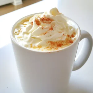 To make Pumpkin Spice White Hot Chocolate, you need simple and tasty ingredients. Each one adds a special touch to this cozy drink. Here’s what you’ll need: - 2 cups whole milk - 1 cup heavy cream - 1 cup white chocolate chips - ½ cup pumpkin puree - 1 teaspoon vanilla extract - 1 teaspoon pumpkin spice mix - A pinch of salt - Whipped cream, for topping - Ground cinnamon or extra pumpkin spice, for garnish Whole milk and heavy cream make the drink rich and creamy. White chocolate chips melt into a sweet base. Pumpkin puree gives it a warm flavor. Vanilla extract adds a lovely aroma. Pumpkin spice mix brings in classic fall flavors. Just a pinch of salt enhances all the tastes. Lastly, whipped cream and a sprinkle of cinnamon or pumpkin spice make it pretty. Once you gather these ingredients, you’re ready to create a delicious drink that warms your heart. You can enjoy it alone or share it with friends and family. Each sip will remind you of cozy fall days. Making Pumpkin Spice White Hot Chocolate is easy and fun. Gather all your ingredients first. You will need whole milk, heavy cream, white chocolate chips, pumpkin puree, vanilla extract, pumpkin spice mix, a pinch of salt, whipped cream, and ground cinnamon or extra pumpkin spice for garnish. This recipe takes about 10 minutes to prep and 15 minutes in total. You can serve four people, so share it with friends or family! Start by pouring 2 cups of whole milk and 1 cup of heavy cream into a medium saucepan. Set your stove to medium heat. Stir the mixture gently. Heat it until it feels warm but do not let it boil. This step is important because boiling can change the texture. Once your milk and cream are warm, add 1 cup of white chocolate chips. Use a whisk and stir continuously. This will help the chocolate melt evenly into the milk. Keep whisking until the mixture is smooth and creamy. Next, stir in ½ cup of pumpkin puree, 1 teaspoon of vanilla extract, 1 teaspoon of pumpkin spice mix, and a pinch of salt. Make sure everything blends well. Once it's creamy and heated, remove the saucepan from the heat. Now, pour your hot chocolate into mugs. Top each serving with whipped cream. Finish by sprinkling ground cinnamon or extra pumpkin spice on top. Enjoy your delicious drink! To make your Pumpkin Spice White Hot Chocolate super creamy, use whole milk and heavy cream. These two ingredients work great together. They add richness that makes each sip feel like a warm hug. Heat them gently in a saucepan, but don’t let them boil. Boiling can change the texture and make it less smooth. Stir often to keep the mixture even and creamy. Everyone has different tastes. If you like your drink sweeter, add more white chocolate chips. Start with an extra tablespoon, then taste it. If it needs more, keep adding a little at a time. For those who prefer less sweetness, cut back on the white chocolate. You can also use less pumpkin puree. This will keep the flavor strong but make it less sweet. Whipped cream makes this drink even better! To get the best whipped cream, use heavy cream. Beat it until it forms stiff peaks. This means it should hold its shape well. You can add a bit of sugar or vanilla for extra flavor. Once your hot chocolate is in the mug, top it with a big scoop of whipped cream. Don’t forget to sprinkle a bit of ground cinnamon or pumpkin spice on top. This adds a nice touch and enhances the fall flavors. {{image_2}} If you want a dairy-free option, try using almond milk or oat milk. These milks create a creamy base without dairy. You can also swap out the heavy cream for coconut cream. It adds richness and a light coconut flavor. For the white chocolate, look for dairy-free chips. They melt well and keep the sweet taste. You can mix in some maple syrup for extra sweetness. It adds a nice fall flavor. Want a little heat? Add a pinch of cayenne pepper or a dash of chili powder. It gives a fun kick to your drink. You can also stir in some caramel sauce for a sweet twist. A splash of flavored extracts, like hazelnut or almond, can also elevate the taste. This drink is perfect for fall gatherings. Serve it at Halloween parties in cute mugs. You can even top it with marshmallows for a fun touch. For Thanksgiving, offer it as a warm drink option. Add a sprinkle of nutmeg on top for a festive look. You can create a hot chocolate bar with toppings like crushed cookies or chocolate shavings. This way, everyone can customize their own cup. You can store leftover Pumpkin Spice White Hot Chocolate in an airtight container. Let it cool first. Then, place it in the fridge. This keeps it fresh for later. To reheat, pour the hot chocolate into a saucepan. Heat over low heat. Stir it gently to avoid burning. You can also use the microwave. Heat it in short bursts. Stir in between to ensure even warming. Stored correctly, this treat lasts about three days in the fridge. For best taste, consume it within this time. If you see any changes in texture or smell, toss it out. Always trust your senses! Yes, you can make this drink vegan. Use almond milk or oat milk instead of whole milk and heavy cream. Replace white chocolate chips with dairy-free options. Pumpkin puree fits well in vegan recipes. If you can't find pumpkin puree, use butternut squash puree or sweet potato puree. Both options give a similar flavor and texture. You may also blend cooked pumpkin for a fresh taste. To add more spice, increase the pumpkin spice mix to two teaspoons. You can also add a pinch of cayenne pepper or more cinnamon for an extra kick. Adjust to your taste! Absolutely! Almond milk, soy milk, or coconut milk all work well. Choose a creamy milk alternative to maintain a rich texture. Just ensure it is unsweetened for better flavor balance. For garnishes, whipped cream is a must. You can sprinkle ground cinnamon or extra pumpkin spice on top. Chocolate shavings or caramel drizzle can add a fun twist. Enjoy your tasty drink! This blog post detailed how to make a delicious Pumpkin Spice White Hot Chocolate. We covered essential ingredients, simple steps, and helpful tips. You learned how to achieve creamy texture and customize sweetness. We shared dairy-free ideas and perfect serving suggestions for seasonal gatherings. In closing, enjoy crafting this cozy drink at home. It’s perfect for chilly days and gatherings. Your taste buds will thank you!