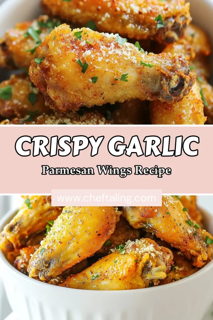 Discover the ultimate Air Fryer Chicken Wings with this easy Garlic Parmesan Wings Recipe! Perfectly crispy chicken wings air fryer style, these Garlic Parmesan Chicken Appetizers are a hit for game day or any gathering. In just 40 minutes, you can whip up these delicious bites that are sure to impress your guests. Save this recipe for your next easy air fryer appetizers and enjoy the flavor explosion! #AirFryerChickenWings #CrispyChickenWings #EasyAirFryerAppetizers #GarlicParmesanWings