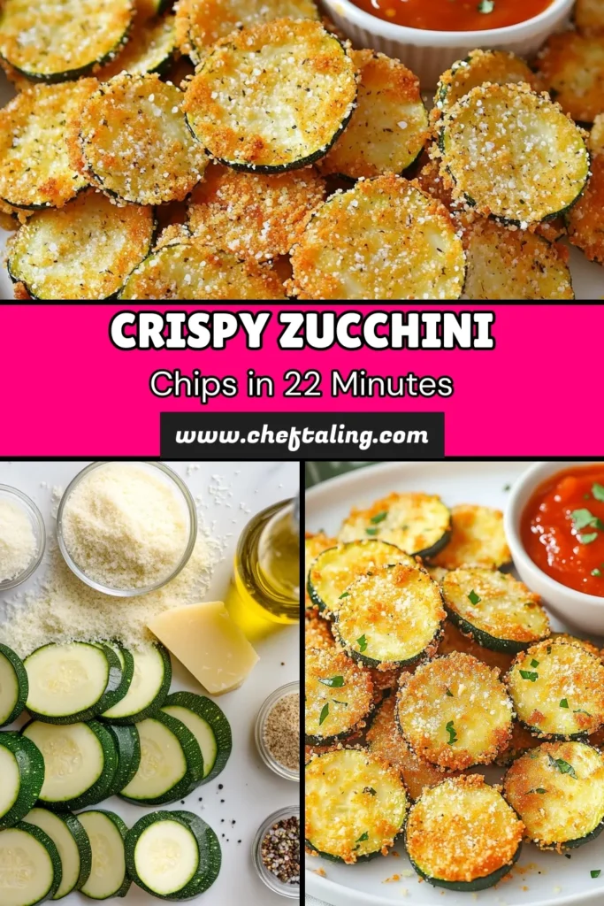 Looking to create a delicious and healthy snack? Try these crispy air fryer zucchini chips! This Parmesan zucchini chips recipe features thinly sliced zucchini coated in a flavorful Parmesan and breadcrumb mixture. Perfect for crunchy zucchini appetizers, these air fryer snack recipes are easy to make and packed with flavor. Enjoy them as a guilt-free treat or serve with your favorite dip. Save this recipe for your next healthy snacking moment! #ZucchiniChips #HealthySnacks #AirFryerRecipes #ParmesanSnacks