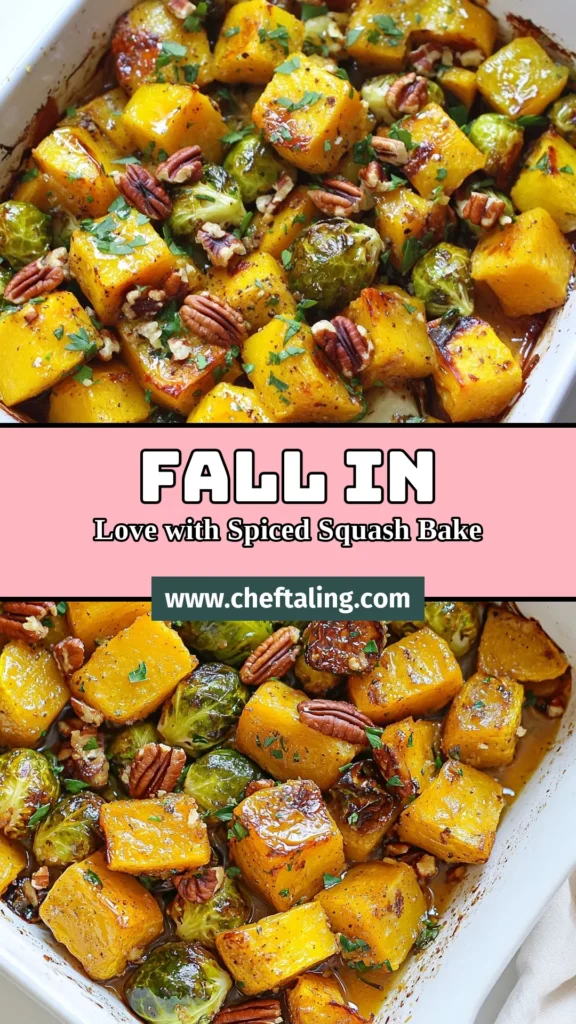 Discover the perfect Cottagecore recipe with this Autumn squash bake featuring a delightful butternut squash dish and a delicious Brussels sprouts side. This spiced vegetable bake is not only simple to make but also packed with cozy flavors, making it ideal for fall gatherings. Try this comforting recipe today and embrace the warm, rustic vibes of autumn. Save this for your next meal inspiration! #Cottagecore #AutumnRecipes #SquashBake #VegetableBake