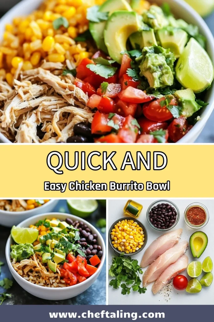Discover the ultimate Instant Pot Chicken Burrito Bowls, a delicious and healthy twist on your favorite takeout! This Chicken Burrito Bowl Recipe is packed with flavor, featuring tender chicken, hearty brown rice, and fresh veggies, all made effortlessly with Easy Instant Pot Recipes. Perfect for busy weeknights, these Healthy Burrito Bowls will become your go-to Instant Pot dinner ideas. Try it today and savor every bite! #InstantPotRecipes #HealthyBowl #DinnerInMinutes #InstantPotDinnerIdeas