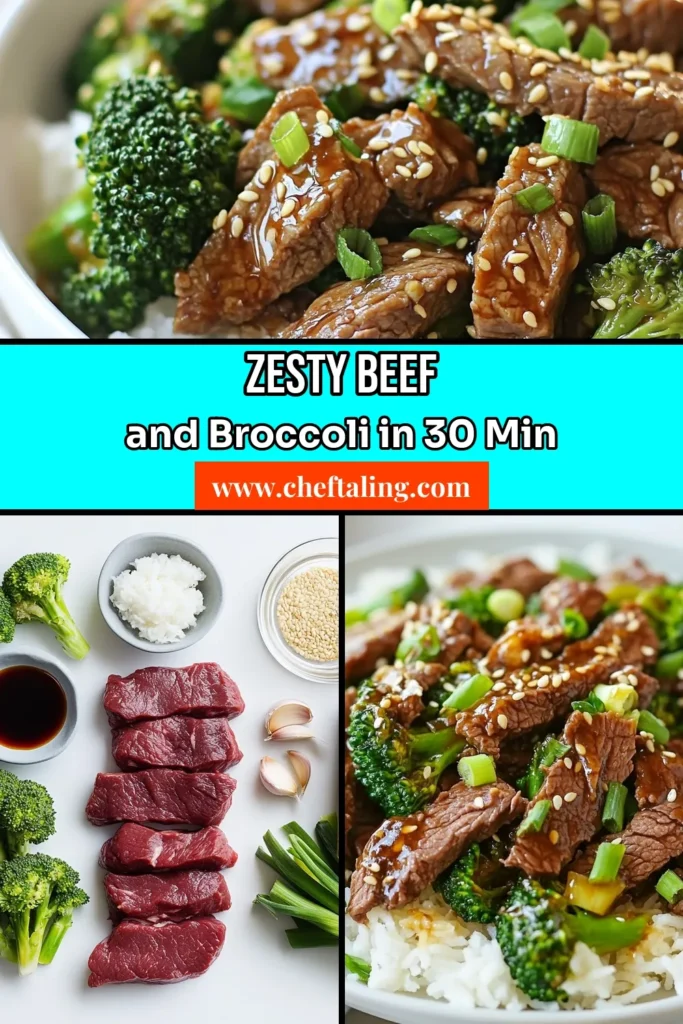 Looking for a quick and delicious dinner? Try this Beef and Broccoli Recipe! In just 30 minutes, you can whip up an Easy Beef and Broccoli dish that’s perfect for a busy weeknight. This Quick Beef Stir Fry features tender slices of beef and crisp broccoli, all tossed in a savory sauce. Serve it over jasmine rice for a satisfying meal. Save this Broccoli Stir Fry Recipe now for your next quick dinner inspiration! #BeefandBroccoli #QuickDinnerRecipes #StirFry #EasyRecipes