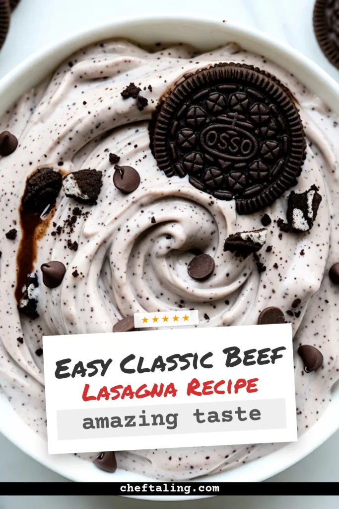 Indulge in this creamy cookies and cream recipe with our no-churn cookies and cream ice cream! This easy cookies and cream dessert is perfect for summer nights and quick treats. Simply whip up the ingredients, freeze, and enjoy a homemade cookies and cream delight that everyone will love! Perfect for parties or a cozy night in. Try this frozen cookies and cream treat today and make dessert a little sweeter! #NoChurnIceCream #CookiesAndCream #EasyDesserts #FrozenTreats