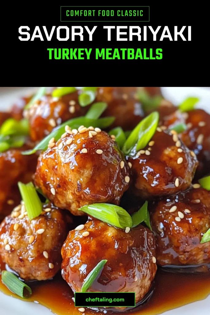 Looking for a delicious and healthy turkey meatballs recipe? Try these teriyaki turkey meatballs, featuring juicy ground turkey combined with a homemade teriyaki sauce that's gluten-free! Perfect for a quick dinner or meal prep, these flavorful meatballs are easy to make and packed with taste. Don't miss out on this simple recipe that's sure to impress! Save and share your culinary success! #TeriyakiTurkeyMeatballs #HealthyTurkeyRecipes #GroundTurkeyRecipes #GlutenFreeMeatballs