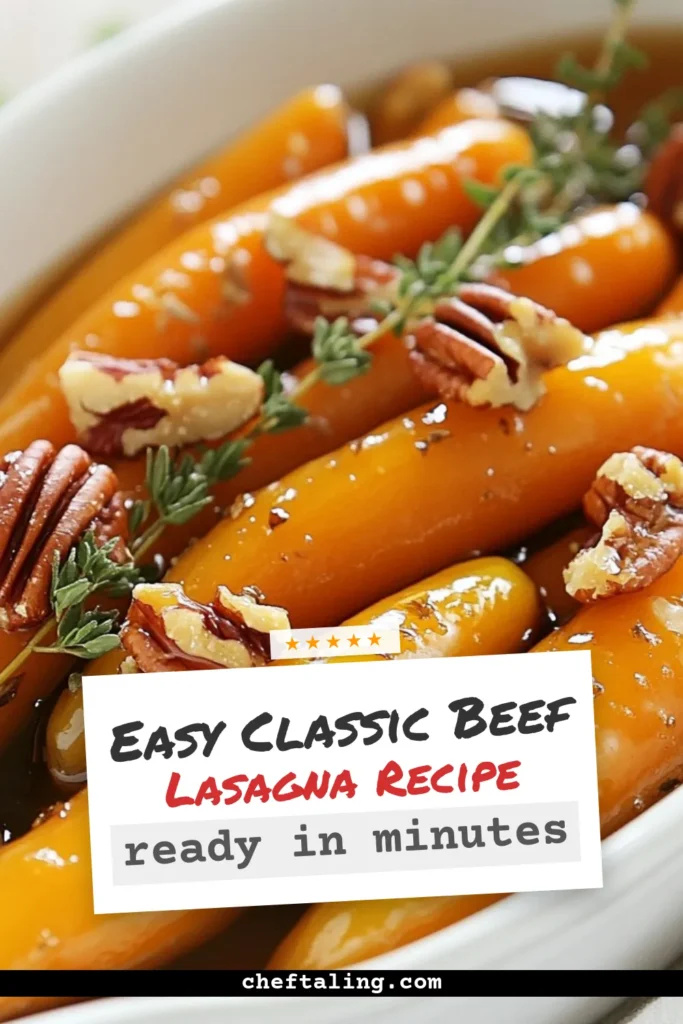 Discover the deliciousness of maple glazed carrots with this easy recipe perfect for any meal! These maple syrup side dishes transform simple ingredients into a flavorful experience. Try this roasted carrots recipe for a sweet and savory addition to your table. Elevate your glazed vegetable recipes with this simple dish that's sure to impress. Save this recipe for your next gathering! #mapleglazedcarrots #easycarrotrecipes #roastedcarrots #glazedvegetablerecipes