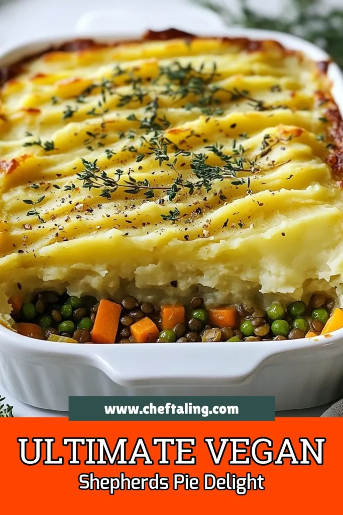 Craving comfort food? Try this delicious vegan shepherd's pie! Packed with nutritious lentils and topped with creamy mashed potatoes, this lentil shepherd's pie recipe is the ultimate plant-based comfort food. Perfect for meal prep, it’s an easy and healthy vegan recipe the whole family will love. Get ready to savor every bite! Save this vegan shepherd's pie recipe for your next cozy dinner. #VeganRecipes #ComfortFood #HealthyEating #PlantBased