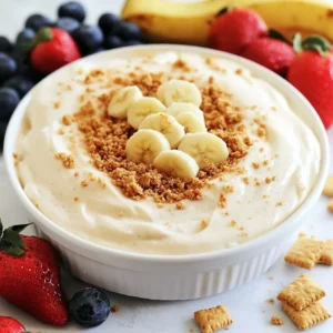 To make a delicious RumChata cheesecake dip, you need these simple ingredients: - 1 cup cream cheese, softened - ½ cup powdered sugar - ¼ cup sour cream - ½ cup heavy cream - 2 teaspoons vanilla extract - ½ teaspoon ground cinnamon - ½ cup crushed graham crackers - ¼ cup mini chocolate chips (optional) - Fresh fruit and graham crackers for dipping These ingredients create a rich, creamy dip with a hint of cinnamon and vanilla. The cream cheese gives it a smooth texture, while the crushed graham crackers add a nice crunch. You can also toss in mini chocolate chips for a sweet surprise! When you gather your ingredients, make sure your cream cheese is soft. This helps it blend well. The heavy cream needs to be whipped until soft peaks form, adding fluffiness to the dip. You can serve this treat with fresh fruit like strawberries or slices of apple. Graham crackers work great too! They add a fun and tasty way to dip into this cheesecake delight. {{ingredient_image_1}} 1. Mixing cream cheese and powdered sugar Start by taking your softened cream cheese. Place it in a medium bowl. Add the powdered sugar. Use an electric mixer to beat them together. Mix until it becomes smooth and creamy. This step is key for a rich base. 2. Adding sour cream and vanilla Next, add the sour cream and vanilla extract to the bowl. Don’t forget the ground cinnamon! Beat everything together until it looks fluffy and well mixed. This adds a lovely flavor to your dip. 3. Whipping heavy cream In a separate bowl, pour in the heavy cream. Use a mixer to whip it until soft peaks form. This will make your dip light and airy. Be careful not to over-whip it. You want it soft, not stiff. 1. Folding whipped cream into the mixture Now, gently fold the whipped cream into your cream cheese mix. Use a spatula to lift and turn the mixture. This keeps it light. Make sure everything is blended without losing all the air from the whipped cream. 2. Stirring in graham crackers and chocolate chips Next, take your crushed graham crackers and stir them in. If you like, add mini chocolate chips for extra sweetness. Mix gently so the graham crackers stay crunchy. This adds fun texture to the dip. 1. Transferring dip to a serving bowl Now it’s time to put your dip into a serving bowl. Use a spatula to scrape every bit from the mixing bowl. This dip is too good to waste! 2. Refrigeration time and tips Cover the bowl and place it in the fridge. Let it chill for at least 30 minutes. This helps all the flavors come together. You can serve it with fresh fruit and graham crackers for a tasty treat. Enjoy your creamy RumChata cheesecake dip! To get the right texture in your dip, start with softened cream cheese. Softened cream cheese blends smoothly. If it's too cold, your dip can turn lumpy. Leave it out for about 30 minutes to warm up. Whipping heavy cream is also key. You want it to reach soft peaks. This means when you lift the beaters, the cream should form soft curls. If you over-whip it, it can become grainy. Gently fold the whipped cream into your cheese mix. This keeps your dip light and airy. You can take your dip to the next level with extra spices. A pinch of nutmeg adds warmth and depth. It pairs well with the creamy sweetness of the dip. Using flavored graham crackers is another fun idea. Try cinnamon or chocolate options. They add a new layer of flavor and make dipping even more enjoyable. You can mix and match to find your favorite combination! Pro Tips Use Room Temperature Ingredients: Allow your cream cheese and sour cream to come to room temperature before mixing; this helps achieve a smoother and creamier texture. Whip the Cream to Soft Peaks: Be careful not to over-whip the heavy cream; stopping at soft peaks will keep the dip light and fluffy. Chill Before Serving: Refrigerating the dip for at least 30 minutes allows the flavors to meld together beautifully, enhancing the overall taste. Customize Your Dippers: While graham crackers are classic, consider using pretzels, cookies, or even apple slices for a fun twist! {{image_2}} You can change the RumChata cheesecake dip to suit your taste. One fun twist is the Chocolate RumChata Cheesecake Dip. To make this, simply add ¼ cup of cocoa powder to the cream cheese mix. You can also fold in mini chocolate chips for extra chocolate flavor. This will give your dip a rich and sweet chocolate kick. If you're looking for something fruity, try a fruit-infused variation. For example, add fresh strawberries or even strawberry puree to the mix. This will give the dip a bright and fresh taste. You can also substitute strawberries with raspberries or blueberries for a different fruity twist. Just be sure to adjust the sugar to match the sweetness of your fruit. You can enjoy this dip even if you have dietary needs. For a gluten-free option, use gluten-free graham crackers. You can find these in most stores. They work just as well and keep the dip tasty. If you need a dairy-free option, try using vegan cream cheese and coconut cream instead of heavy cream. This keeps the dip creamy and delicious without any dairy. You can also use maple syrup in place of powdered sugar for a different sweetener. This way, everyone can join in on the fun of this tasty dip! To keep your RumChata cheesecake dip fresh, use a tight-sealing container. Glass or plastic containers work well. Make sure the dip is cool before sealing to avoid condensation. This tip keeps your dip creamy. Store the dip in the fridge right after serving. It's best to enjoy it cold. Always cover the container with a lid or plastic wrap. This prevents any odors from the fridge affecting your dip. You can store the dip in the fridge for up to five days. Just ensure it stays sealed. If you want to save it longer, you can freeze it. For freezing, put the dip in a freezer-safe container. Leave a little space at the top. This allows for expansion as it freezes. When you’re ready to use it, thaw it in the fridge overnight. Stir the dip well before serving again. Yes, you can make this dip ahead of time! Prepare it up to two days in advance. Just keep it in the fridge until you are ready to serve it. This time helps the flavors blend well, making it taste even better. You have many tasty options for serving! I love to use fresh fruit like strawberries, bananas, or apple slices. Graham crackers are also great. You can even try pretzels for a fun twist. Anything crunchy or sweet pairs well with this creamy dip. To change the flavor, you can add more spices like nutmeg or a splash of almond extract. If you want it sweeter, add more powdered sugar. For a chocolatey twist, fold in cocoa powder or extra chocolate chips. It's fun to get creative with flavors! In this blog post, I shared how to make a delicious RumChata cheesecake dip. We covered all the ingredients needed and provided step-by-step instructions to make the dip easy. I also included tips to enhance the flavor and texture. You can try different variations and find ways to meet dietary needs. Lastly, I explained how to store the dip properly. This dip is not only tasty but also versatile. Enjoy making it for any occasion or just for fun!